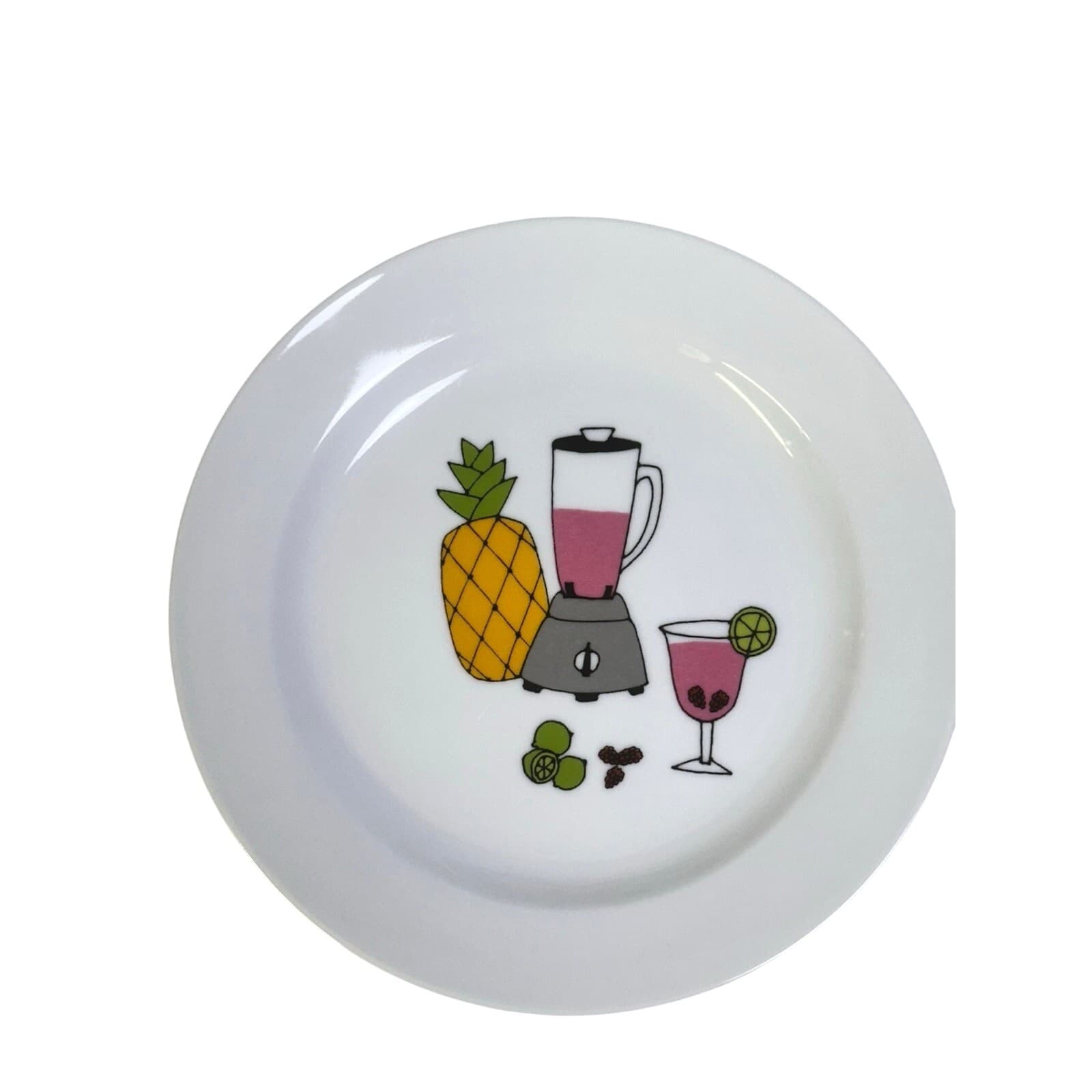 Margarita by Ursula Dodge 1970s Platter Salt Dish & 8 Appetizer Plate Set-Retro - Thumbnail 4