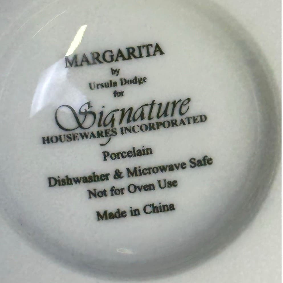 Margarita by Ursula Dodge 1970s Platter Salt Dish & 8 Appetizer Plate Set-Retro - Thumbnail 16