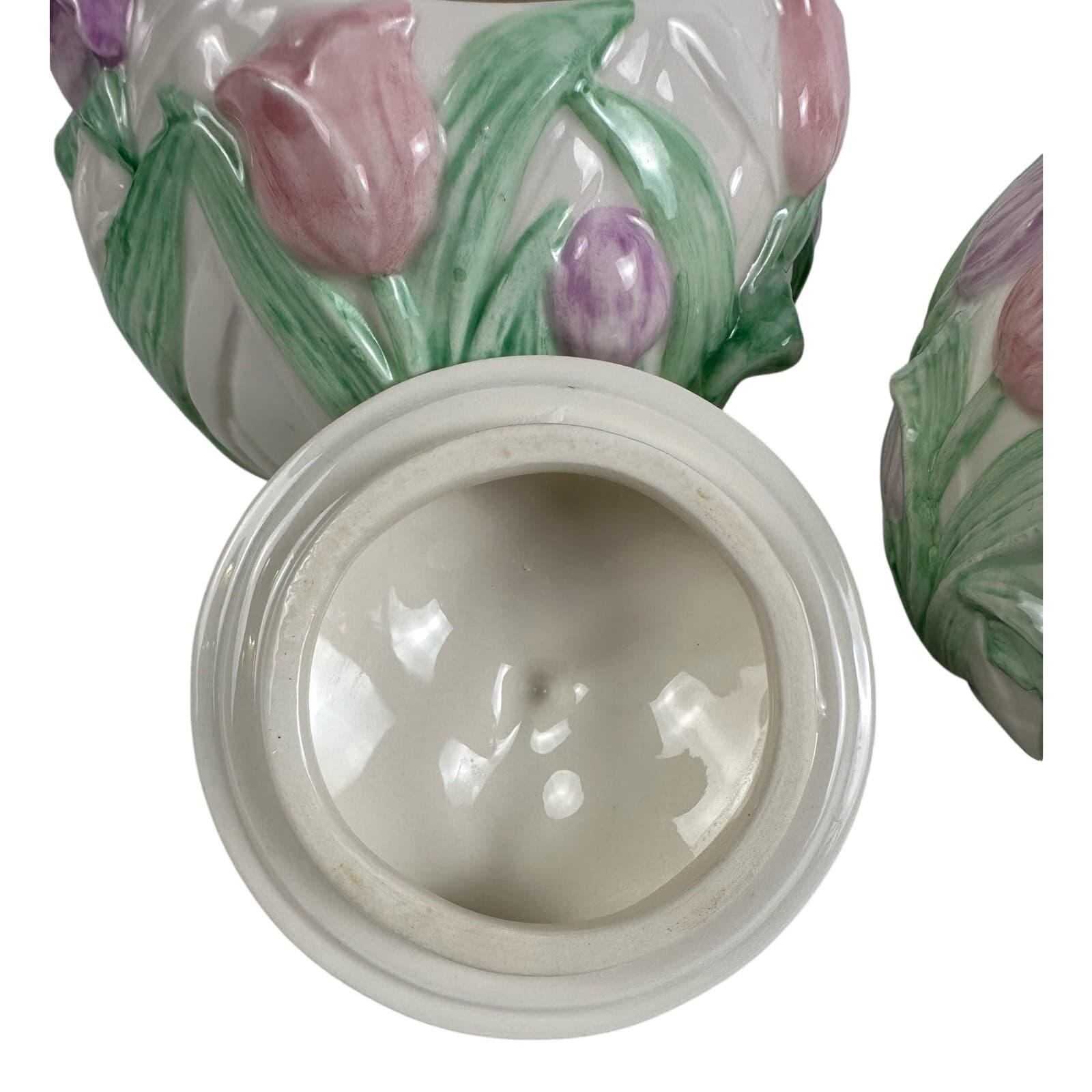PAPEL Pink Tulip Teapot Sugar & Creamer 3 Piece Set - Thumbnail 15