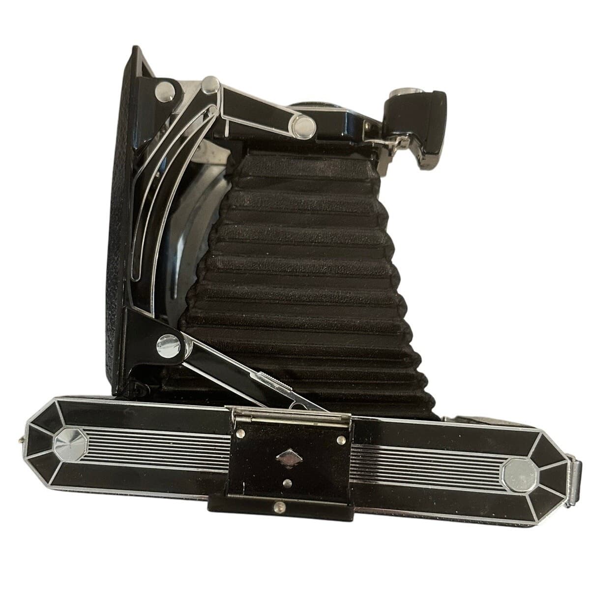 Kodak Vintage 1930s Six-16 Octagonal Art Deco Folding Camera 126mm F 6.3 Lens - Thumbnail 8