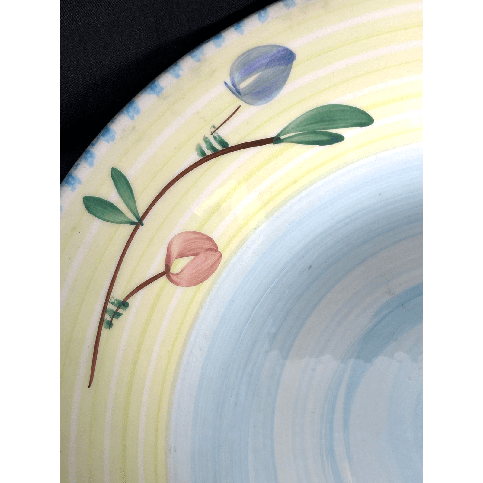 Villa Romana Hand Painted Large Pasta Salad Serving Bowl Italy-15.5" Diameter - Thumbnail 2