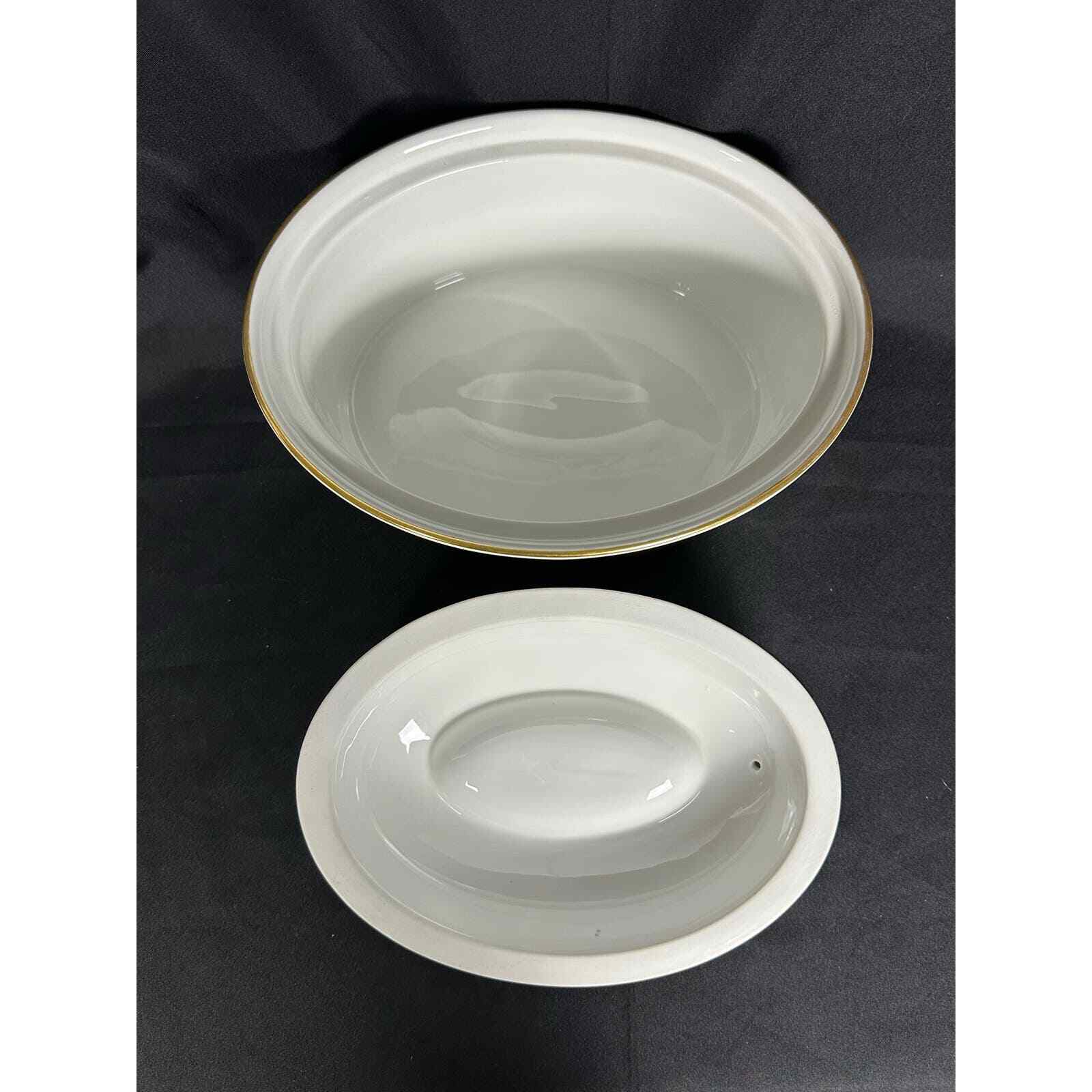 Royal Worcester EVESHAM Gold 2.5 QT Casserole with Lid England Vintage Retired - Thumbnail 10