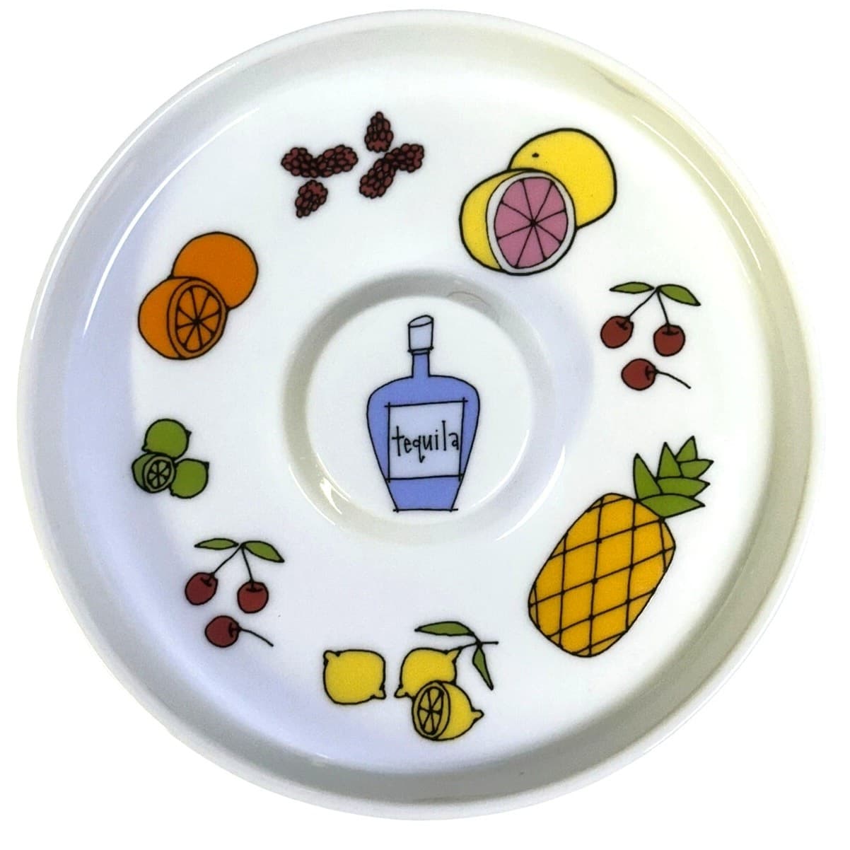 Margarita by Ursula Dodge 1970s Platter Salt Dish & 8 Appetizer Plate Set-Retro - Thumbnail 6