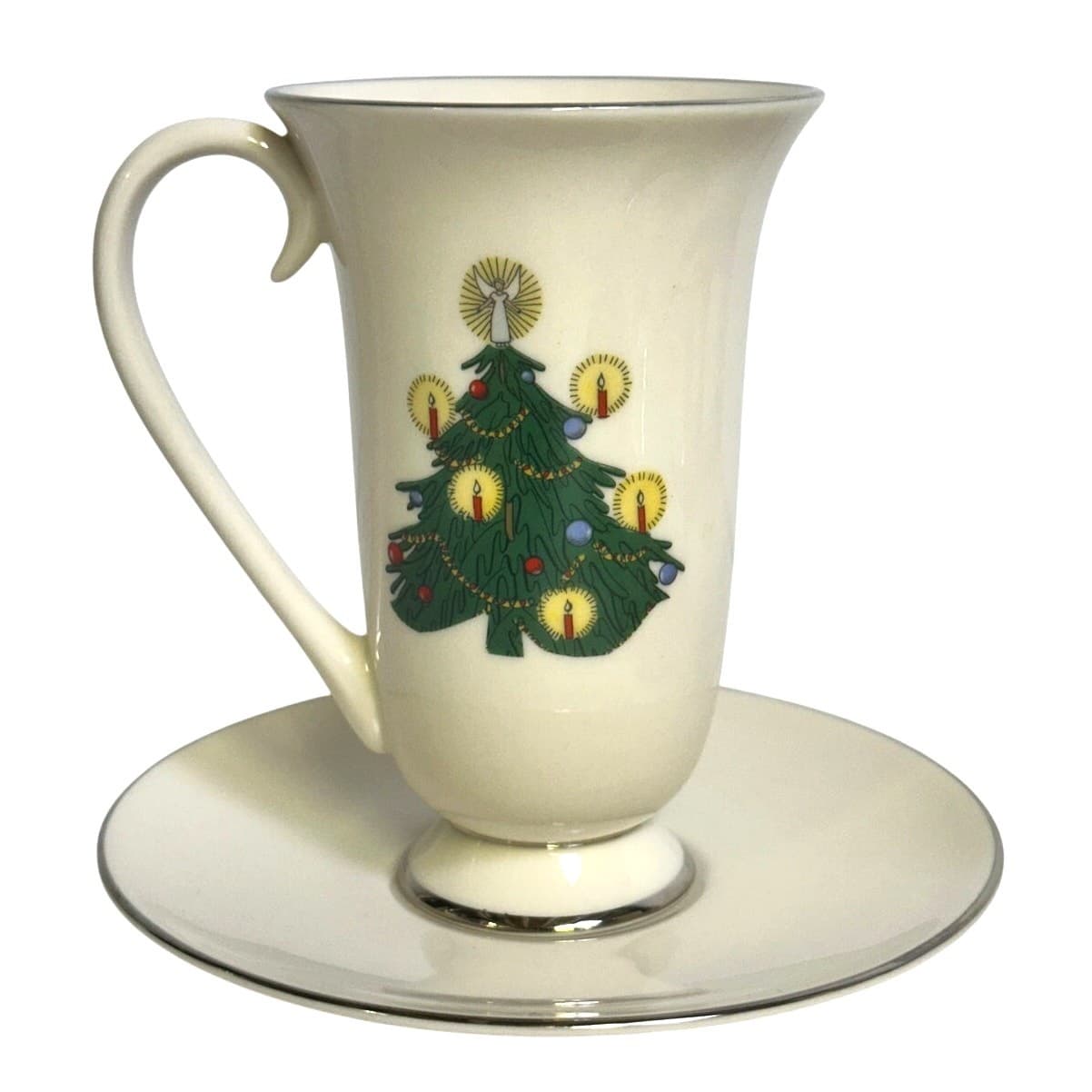 Royal Devon Triomphe Retired 'Christmas' Platinum Irish Coffee Mug/Saucer-Set 8 - Thumbnail 2