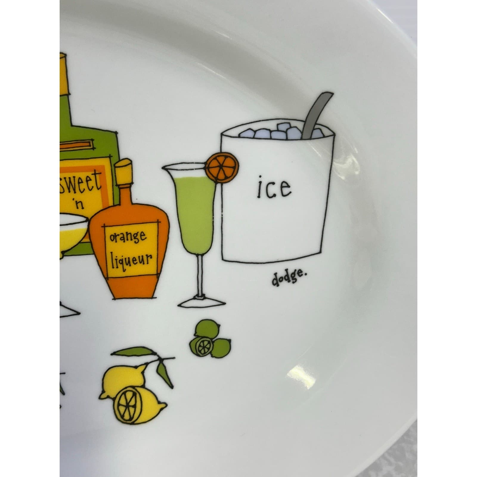 Margarita by Ursula Dodge 1970s Platter Salt Dish & 8 Appetizer Plate Set-Retro - Thumbnail 11