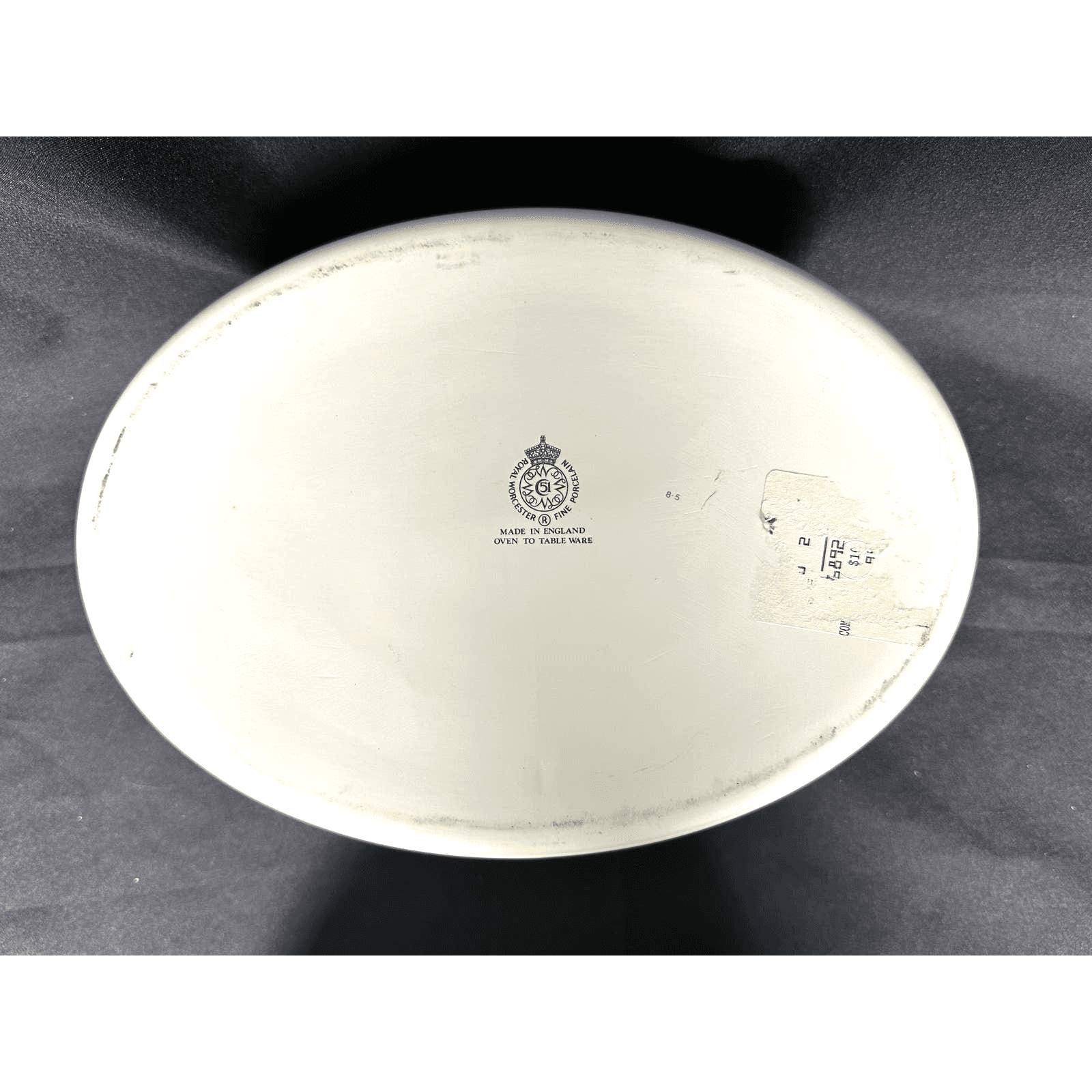 Royal Worcester EVESHAM Gold 2.5 QT Casserole with Lid England Vintage Retired - Thumbnail 14