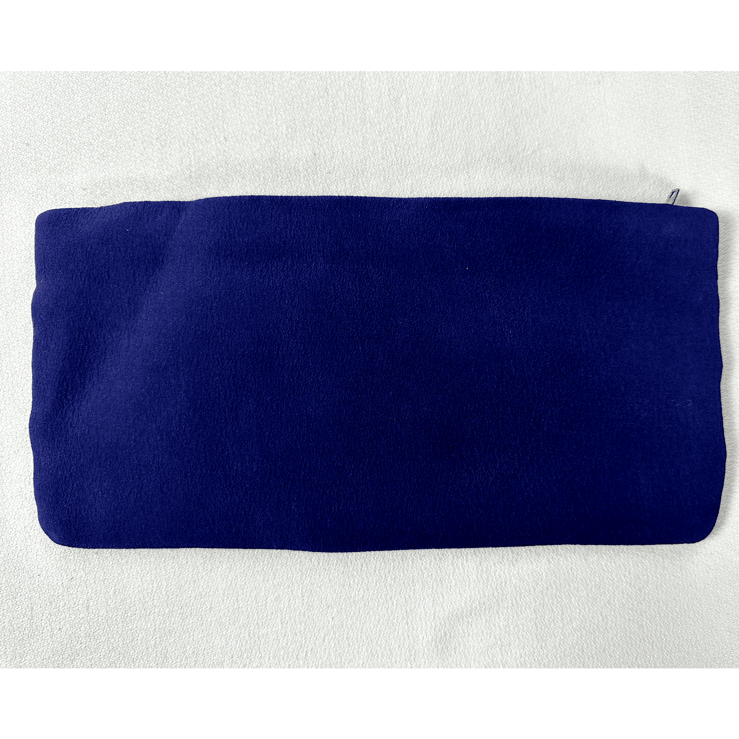 Megan Park Violet/Blue Silk Clutch Bag w/Stunning Jeweled Floral Embellishments - Thumbnail 2
