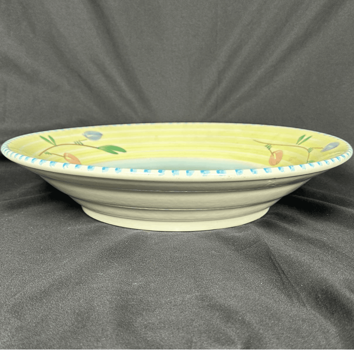 Villa Romana Hand Painted Large Pasta Salad Serving Bowl Italy-15.5" Diameter - Thumbnail 5