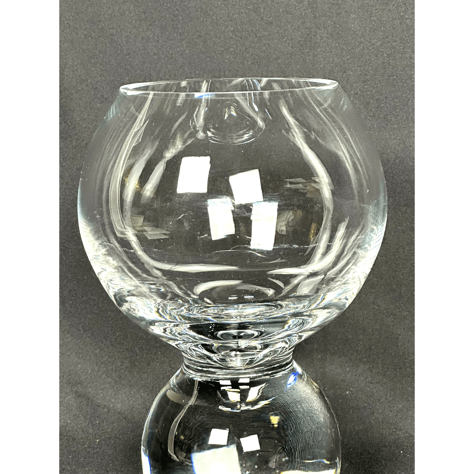 Studio Nova Heavy Blown Art Glass Elegant Exquisite Vintage Vase Poland-8.75" - Thumbnail 3