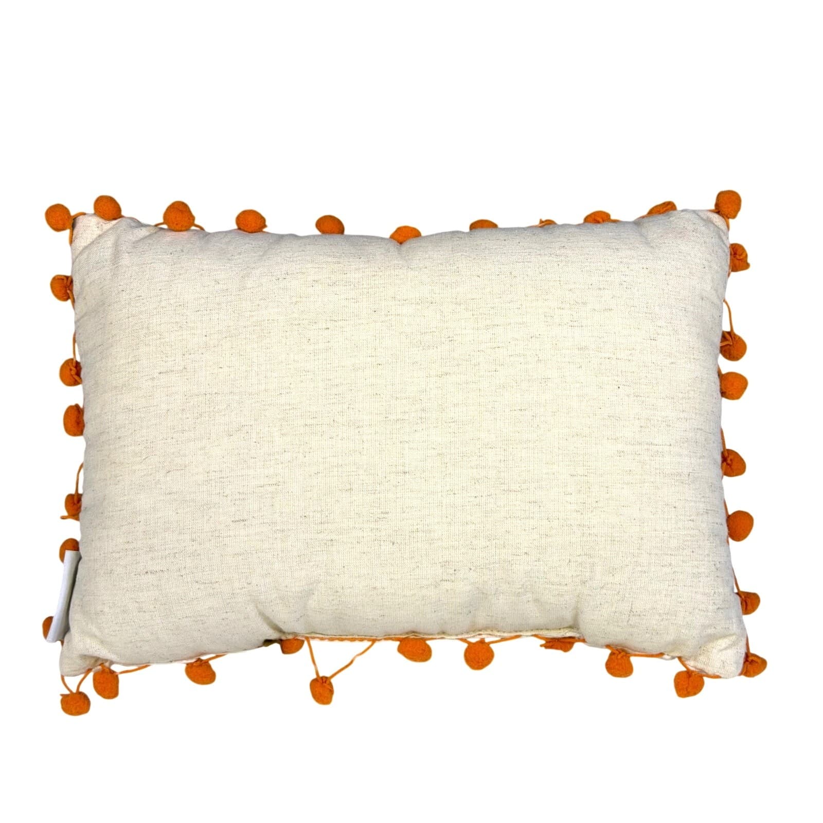 'Pumpkin and Spice and Everything Nice' Cozy Autumn 13 x 9 Beaded Accent Pillow - Thumbnail 2