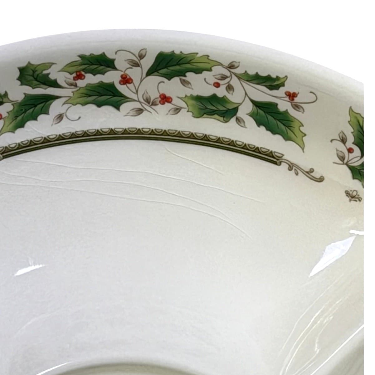 Royal Limited Japan 'Holly Holiday' Vintage 12.75" Divided Relish Vegetable Tray - Thumbnail 4
