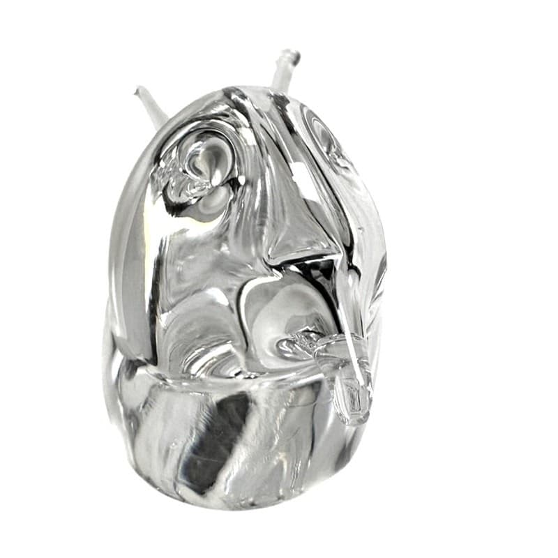 Heavy Clear Glass Murano Style Bird Display Piece/Paperweight-Excellent! - Thumbnail 3