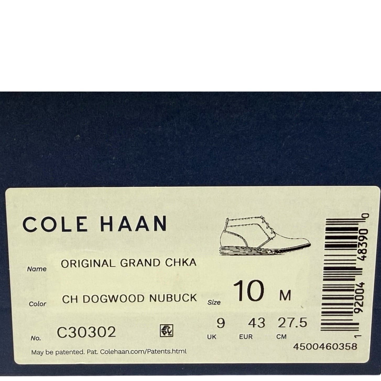 Cole Haan Original Grand Chukka 10M Gray Nubuck Casual Boots Comfort Lace C30302 - Thumbnail 5