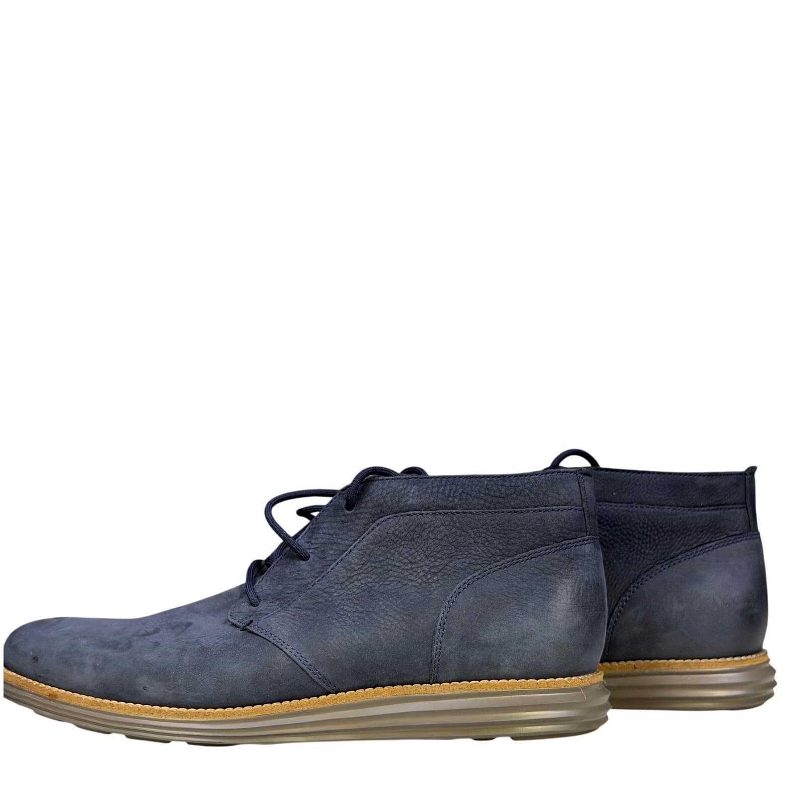 Cole Haan Original Grand Chukka 10M Gray Nubuck Casual Boots Comfort Lace C30302 - Thumbnail 4