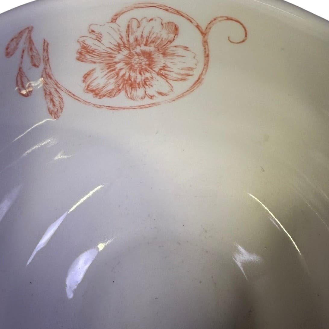 Maxcera Corp Retired 2009-2012 Floral Toile MXEFLTO 7" Round Serving Bowl - Thumbnail 6