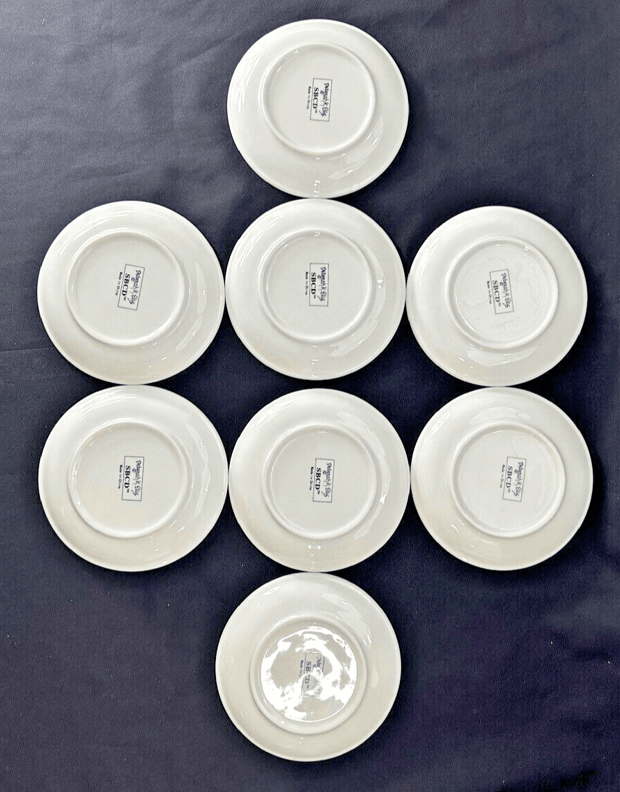 Deborah K. Ellis SBCD Cabernet Sauvignon Decorative Wine Cheese Plates-SET of 8 - Thumbnail 6