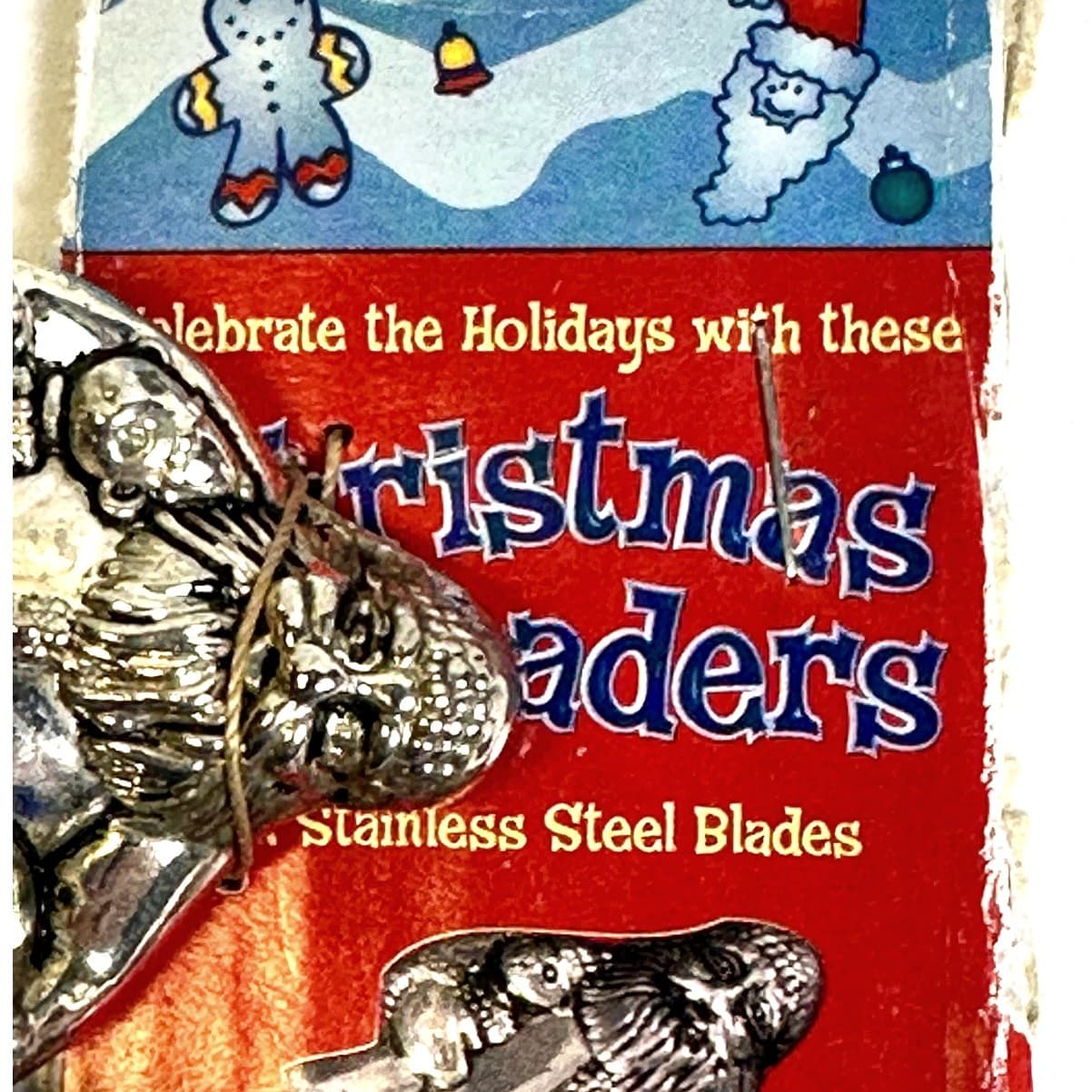 Holiday Christmas Vintage Set of Three Spreaders-Santa/Tree/Candy Cane - Thumbnail 5
