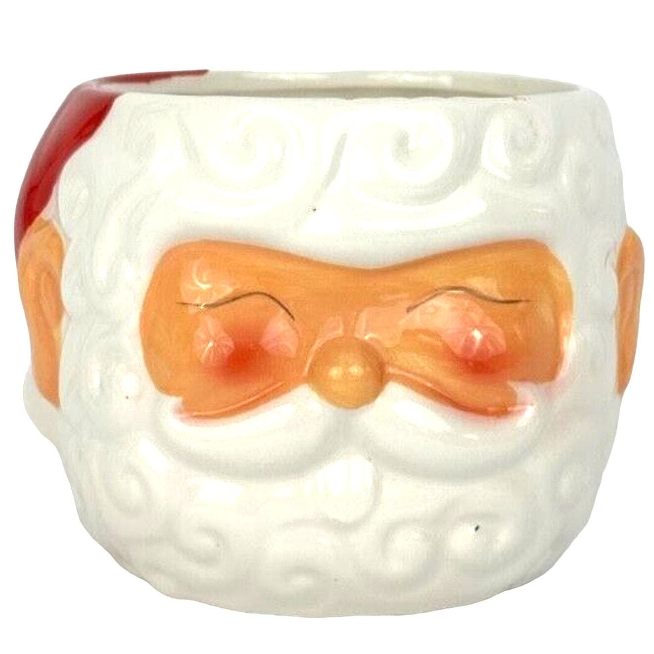 Santa Claus Ceramic Christmas Planter - Thumbnail 5