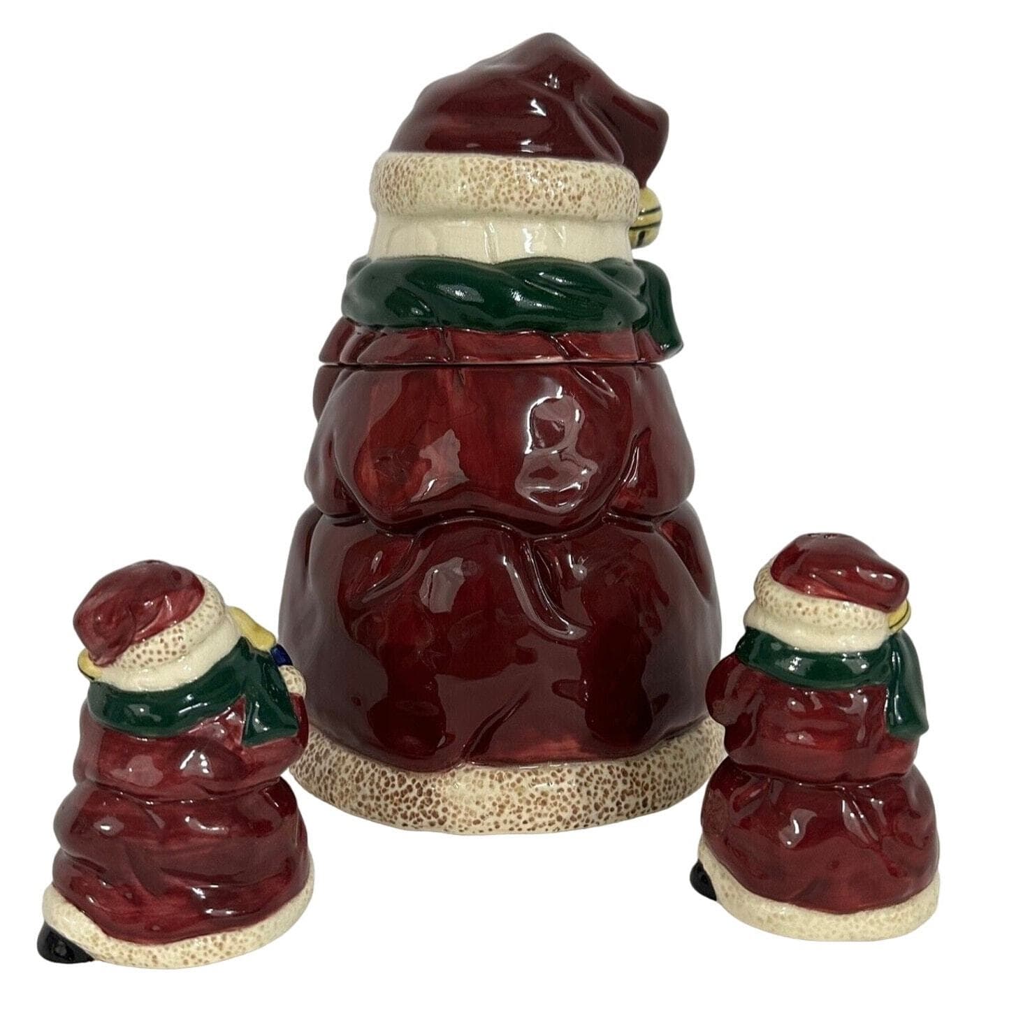 Bella Casa by Ganz Santa Claus Cookie Jar And Matching Salt and Pepper Set! - Thumbnail 2