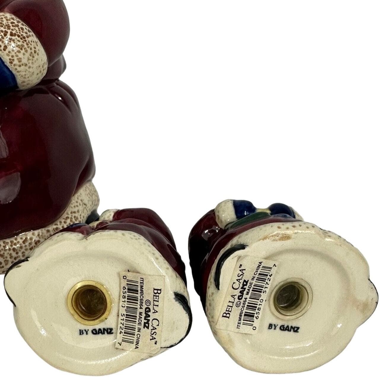 Bella Casa by Ganz Santa Claus Cookie Jar And Matching Salt and Pepper Set! - Thumbnail 5