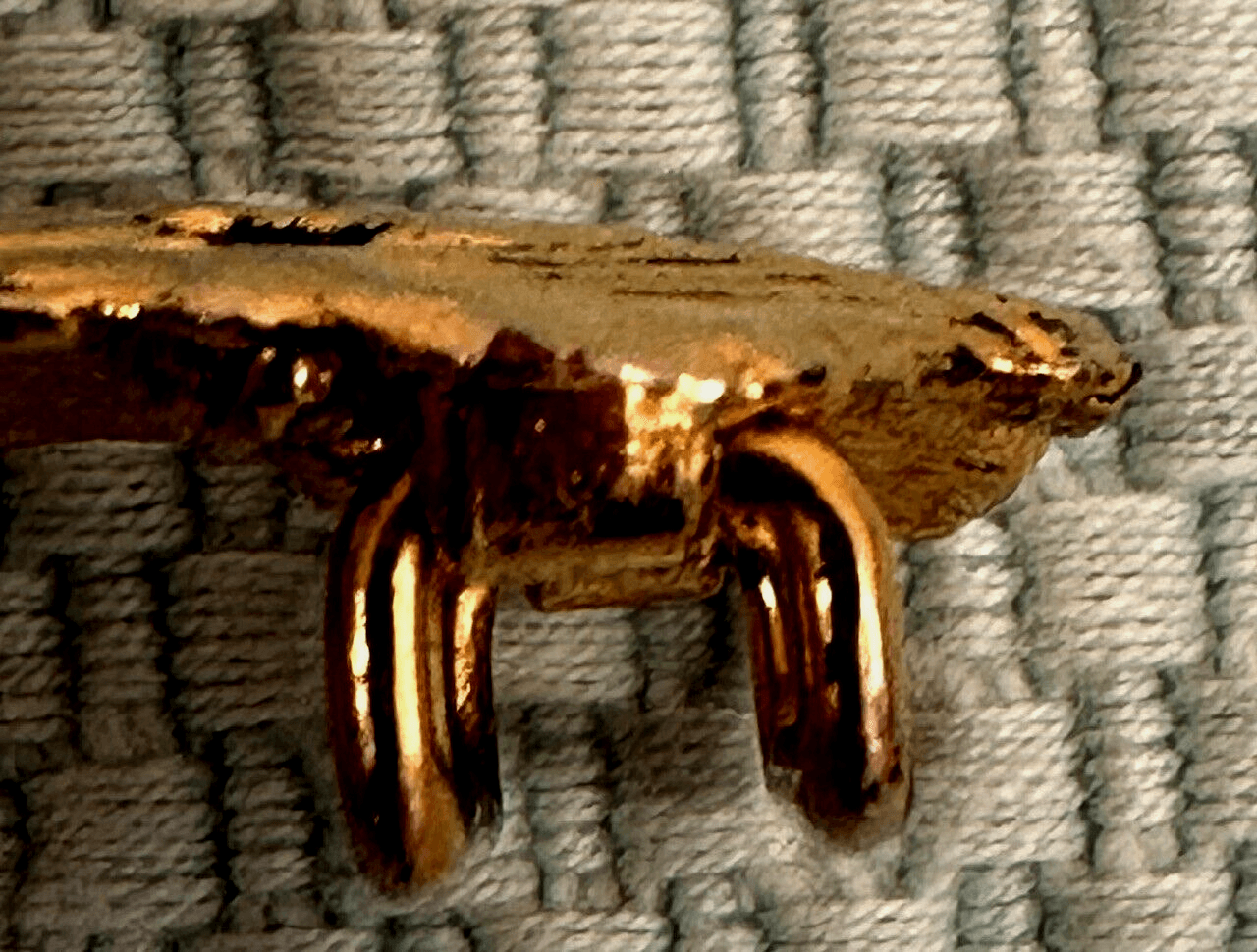 Leather Shop Art Nouveau Women's Belt Buckle 1980's - Thumbnail 6