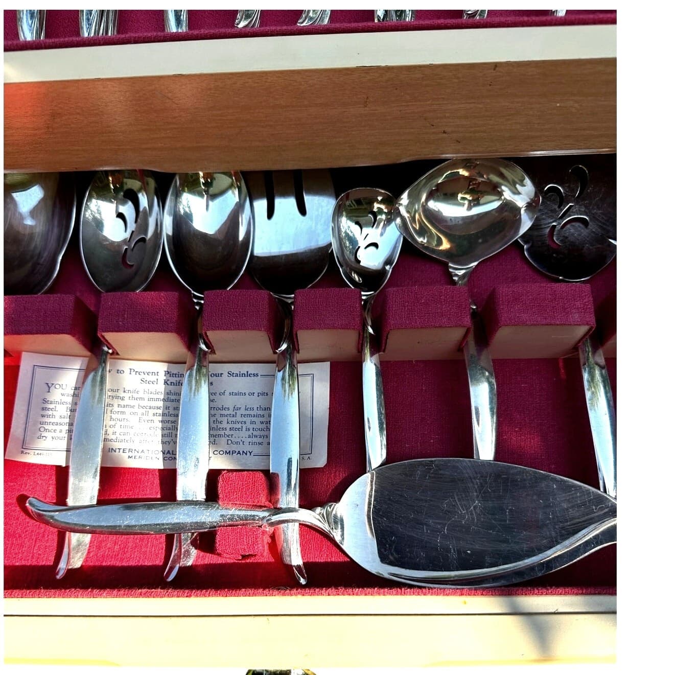 1847 MCM Rogers Bros 'Flair' 121-PC Silverplate Place Settings-Service for 16 - Thumbnail 20