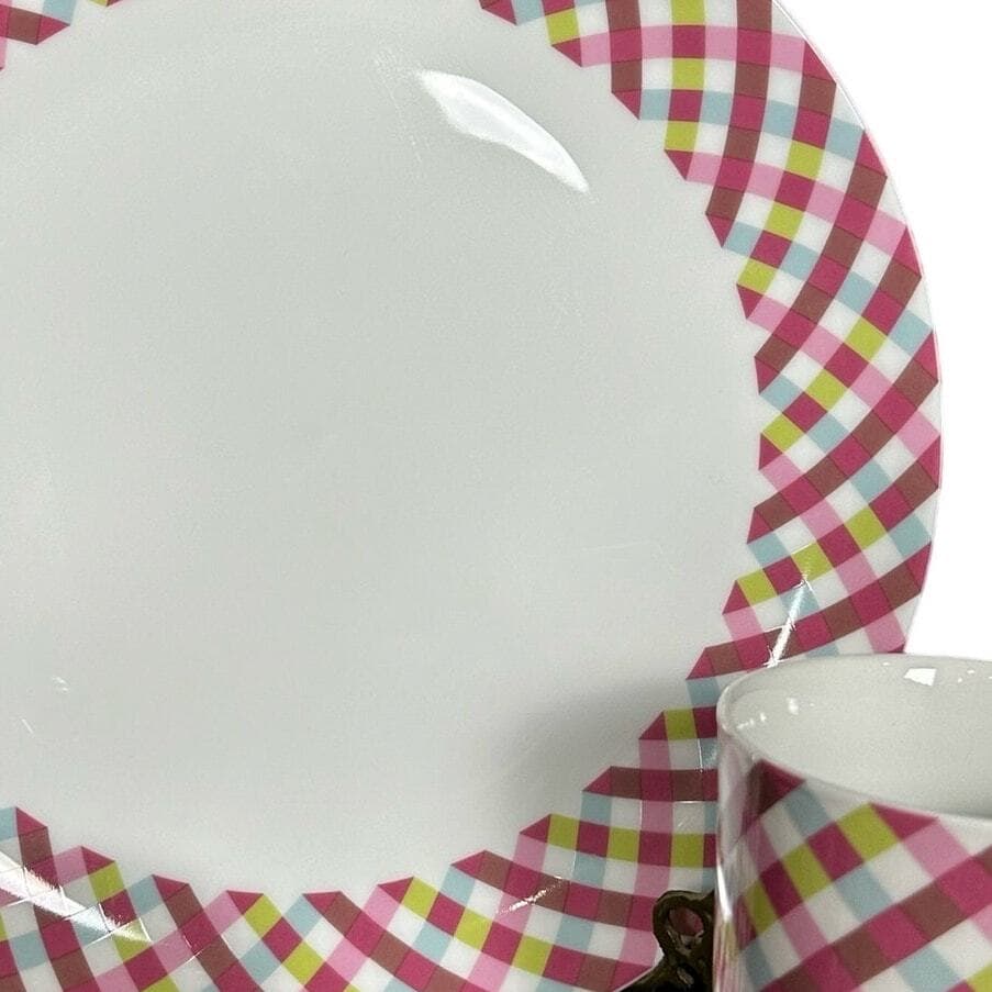 TableTops Gallery Gingham Dinnerware 4-Piece Place Setting - Thumbnail 5