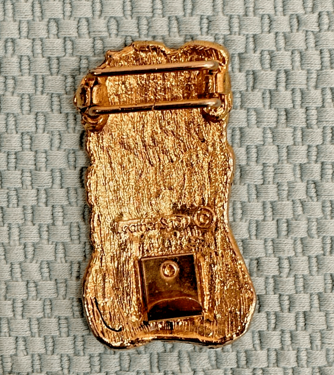 Leather Shop Art Nouveau Women's Belt Buckle 1980's - Thumbnail 4
