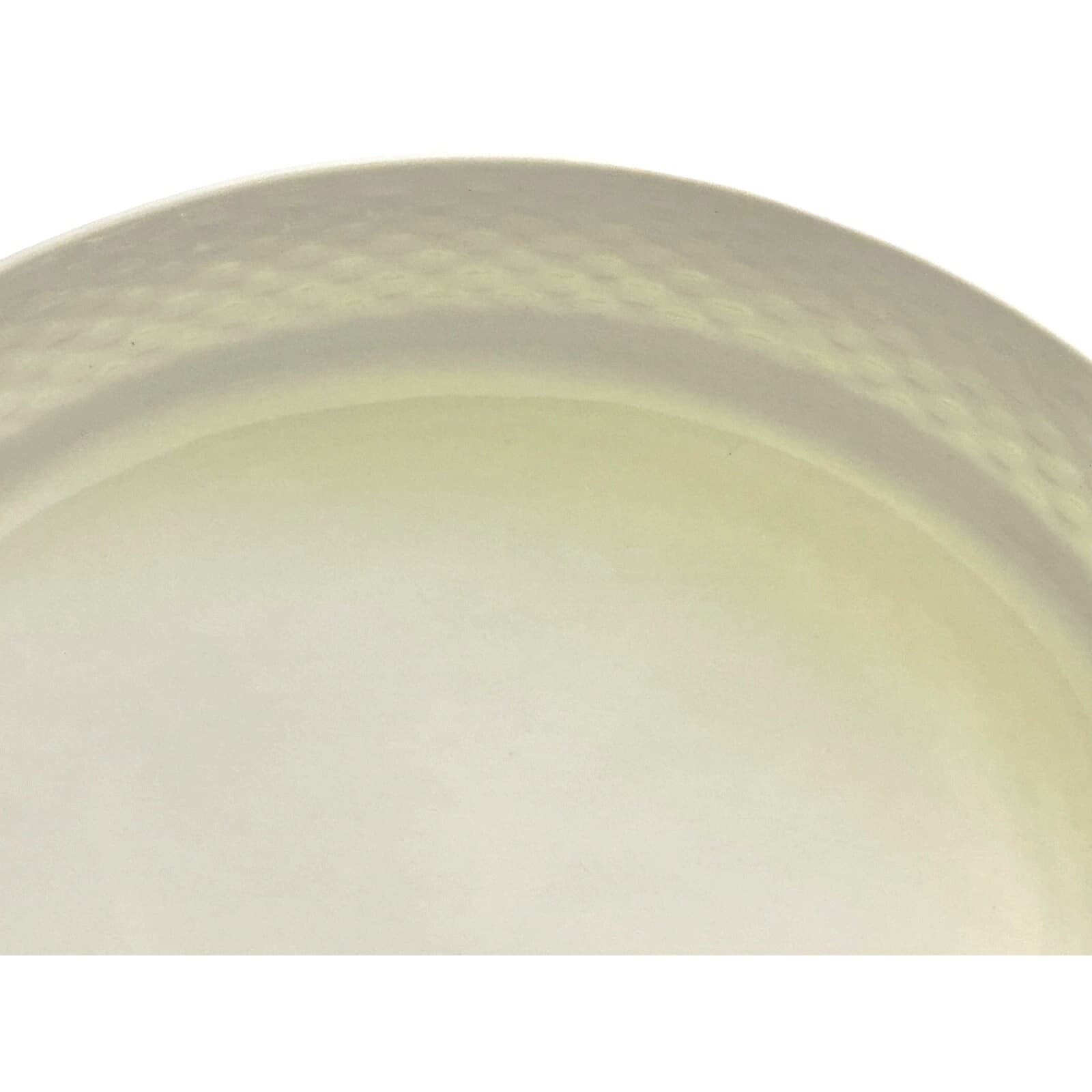 Basket Wreath by Tabletops Unlimited White Embossed Large Oval Serving Platter - Thumbnail 5