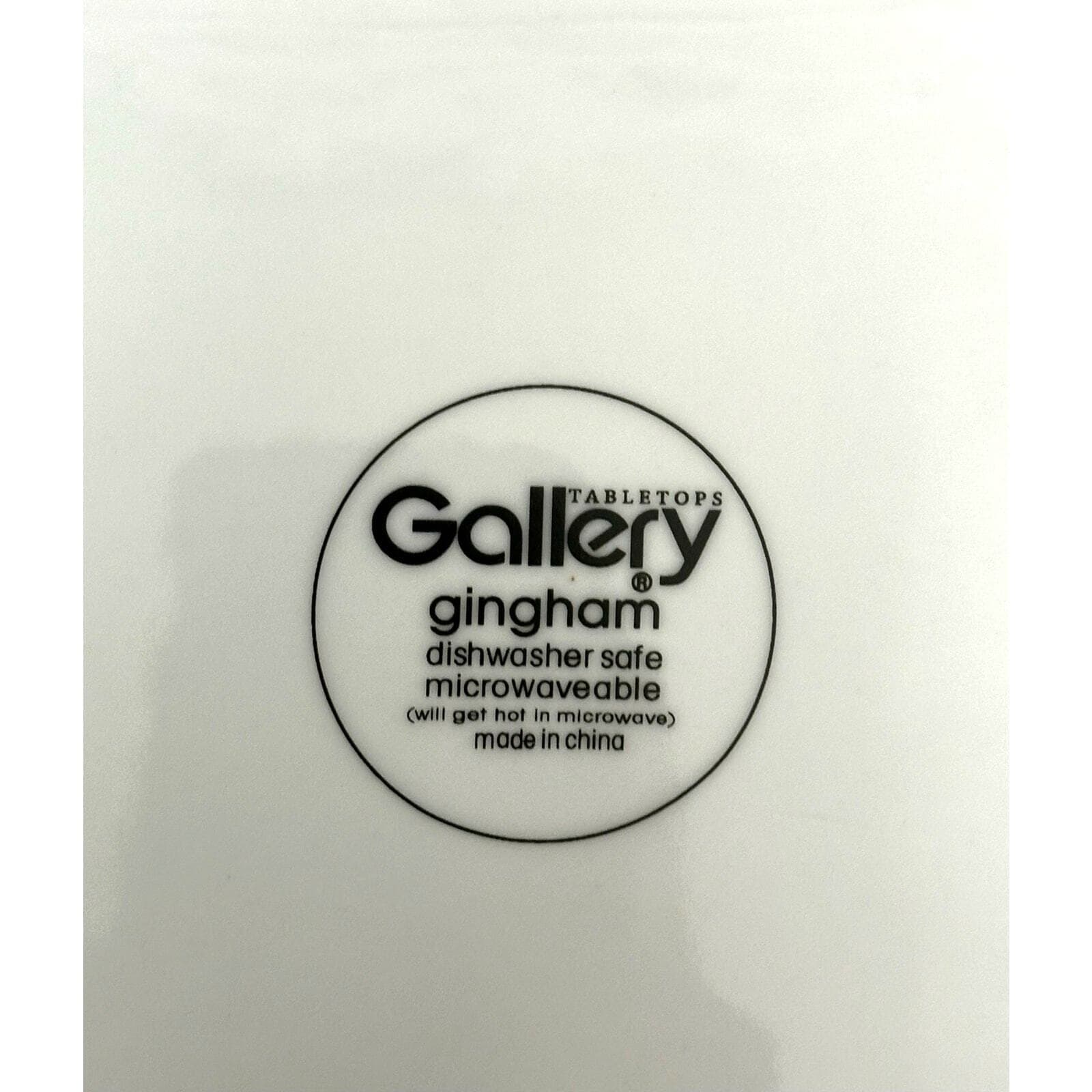 TableTops Gallery Gingham Dinnerware 4-Piece Place Setting - Thumbnail 10