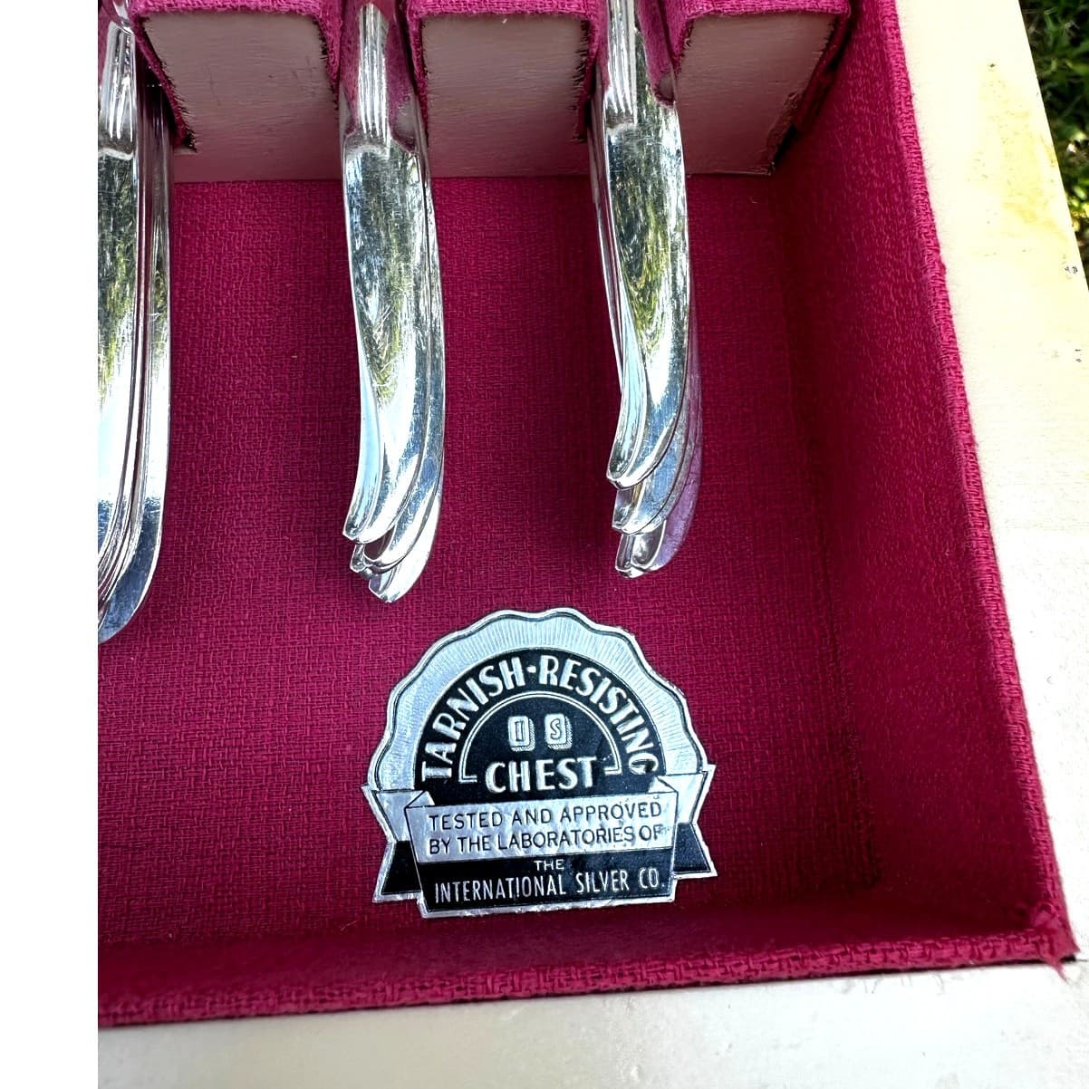 1847 MCM Rogers Bros 'Flair' 121-PC Silverplate Place Settings-Service for 16 - Thumbnail 8