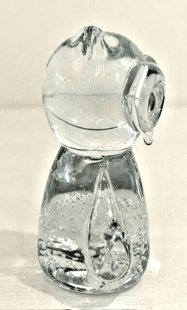 Clear Bubble Crystal Owl Absolutely Adorable! Vintage. - Thumbnail 6