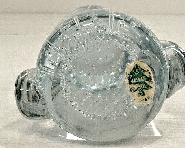 Clear Bubble Crystal Owl Absolutely Adorable! Vintage. - Thumbnail 5