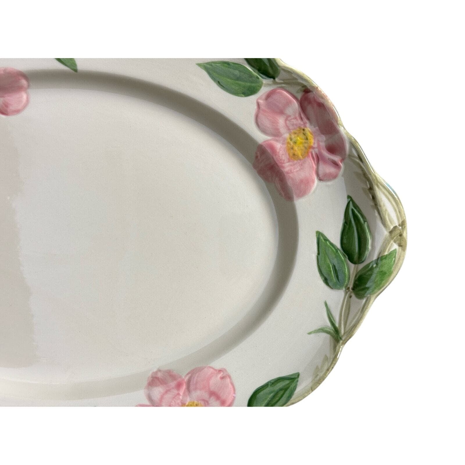 Franciscan Desert Rose Vintage Oval Platter 14.5" x 10" Made in USA - Thumbnail 5