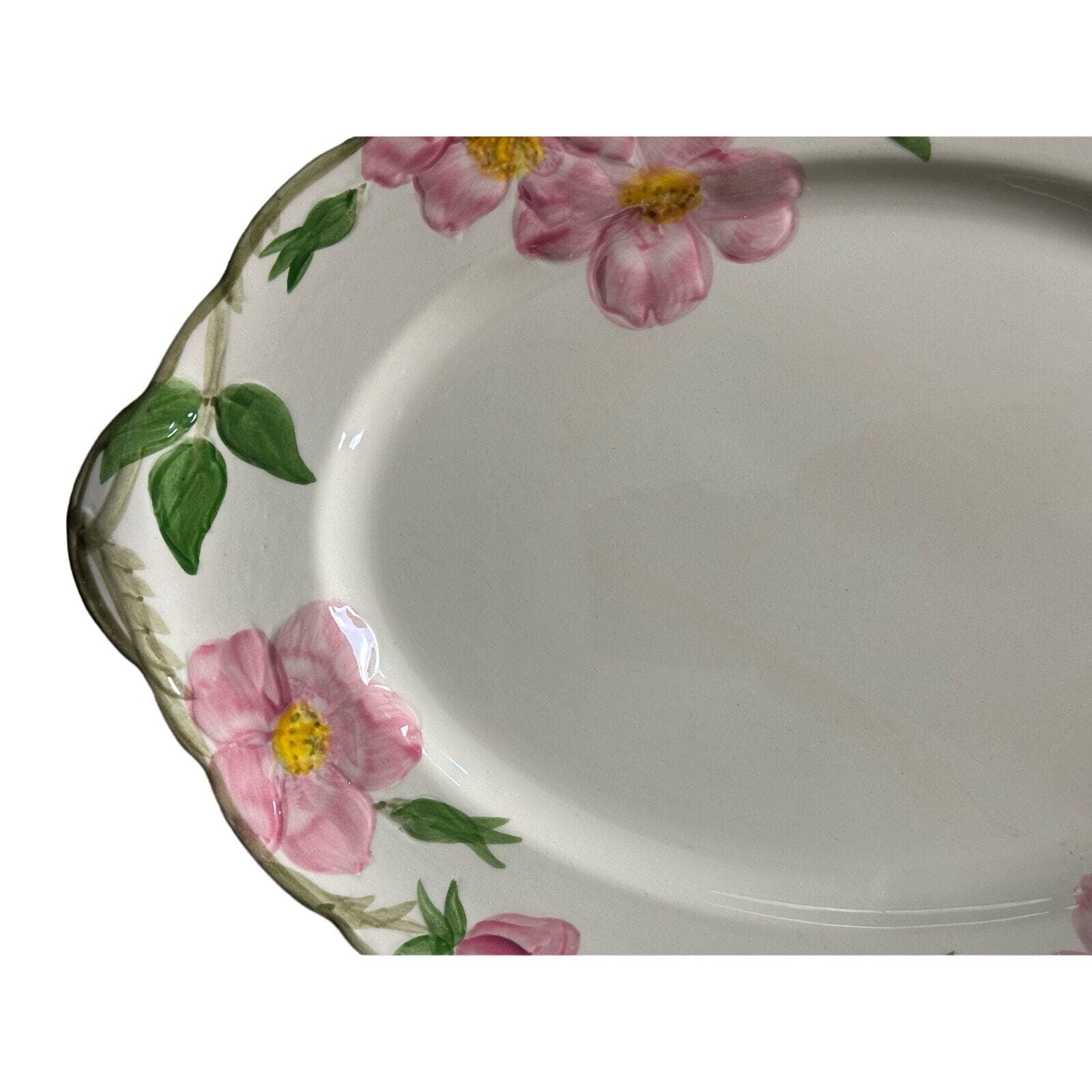 Franciscan Desert Rose Vintage Oval Platter 14.5" x 10" Made in USA - Thumbnail 3