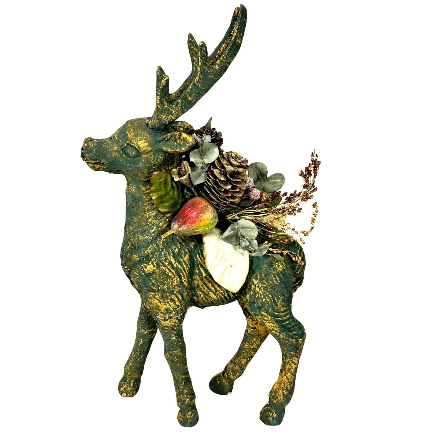 House of Lloyd Christmas Around the World Large Standing Verdigris 16" Reindeer! - Thumbnail 3