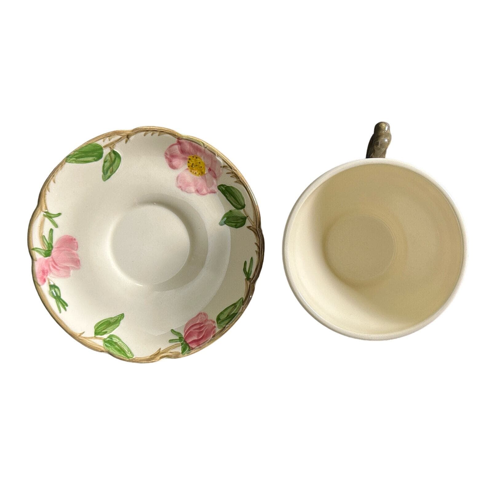 Franciscan Desert Rose Vintage Cup and Saucer Set - Thumbnail 3