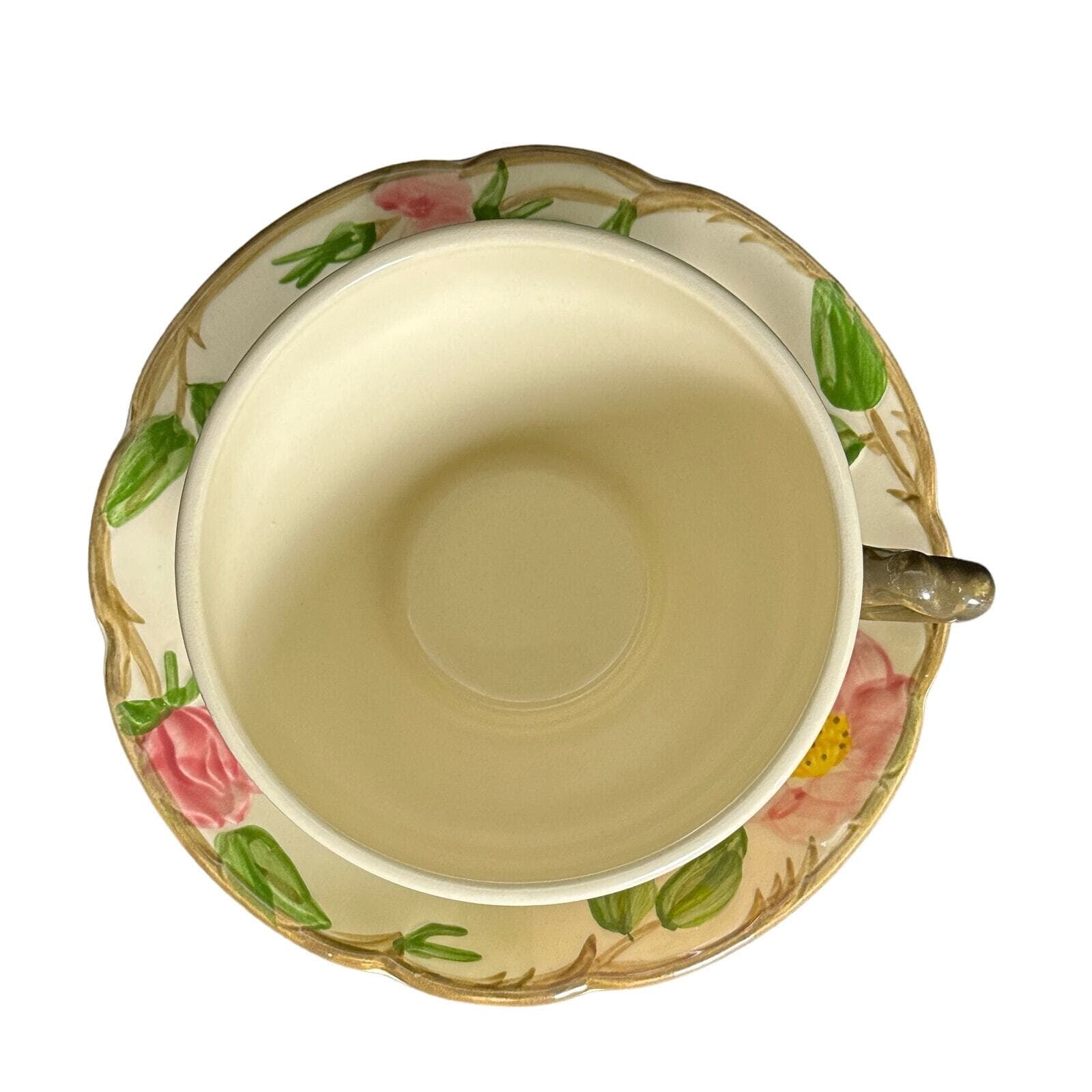 Franciscan Desert Rose Vintage Cup and Saucer Set - Thumbnail 5