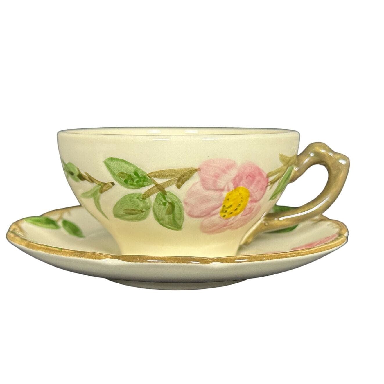 Franciscan Desert Rose Vintage Cup and Saucer Set - Thumbnail 2