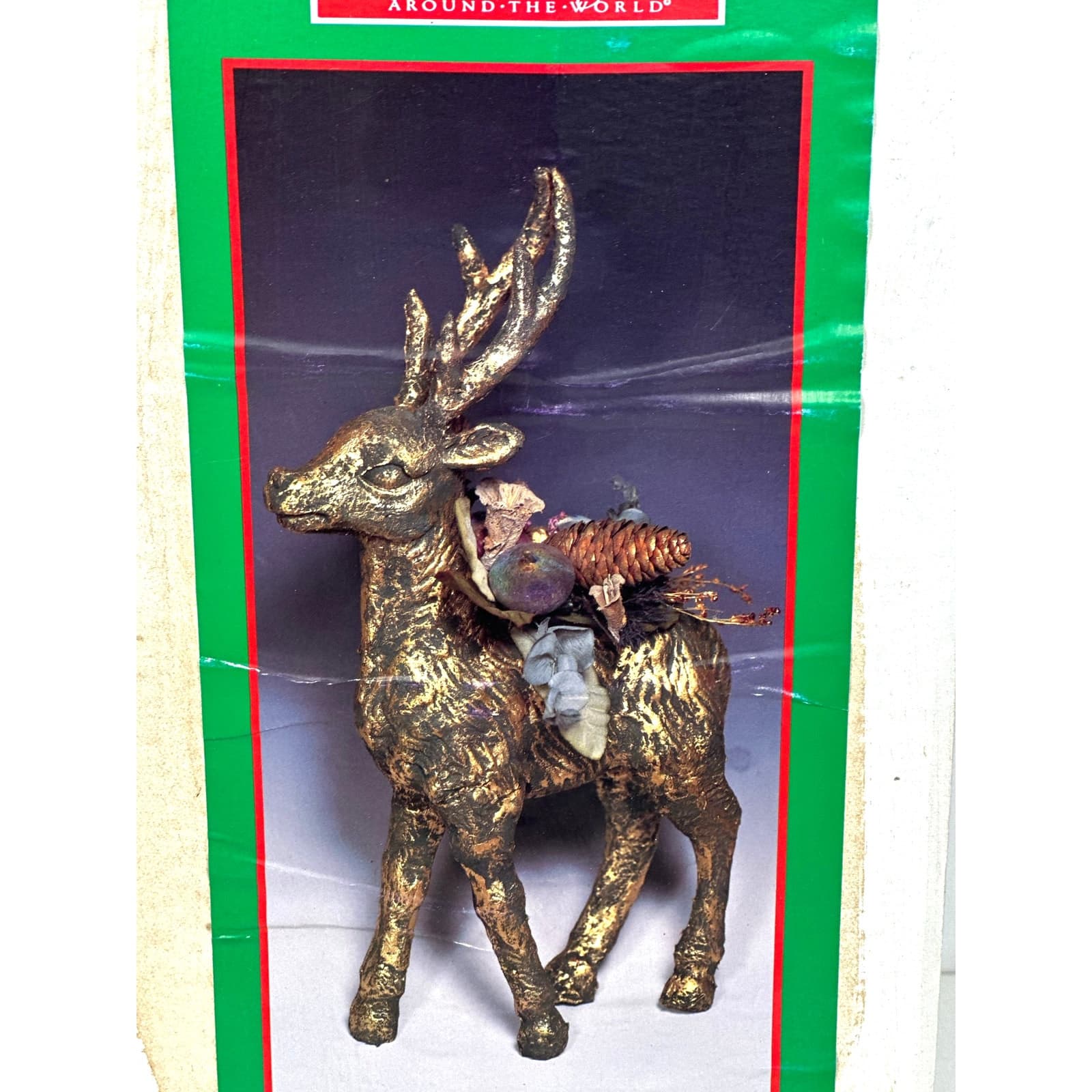 House of Lloyd Christmas Around the World Large Standing Verdigris 16" Reindeer! - Thumbnail 6