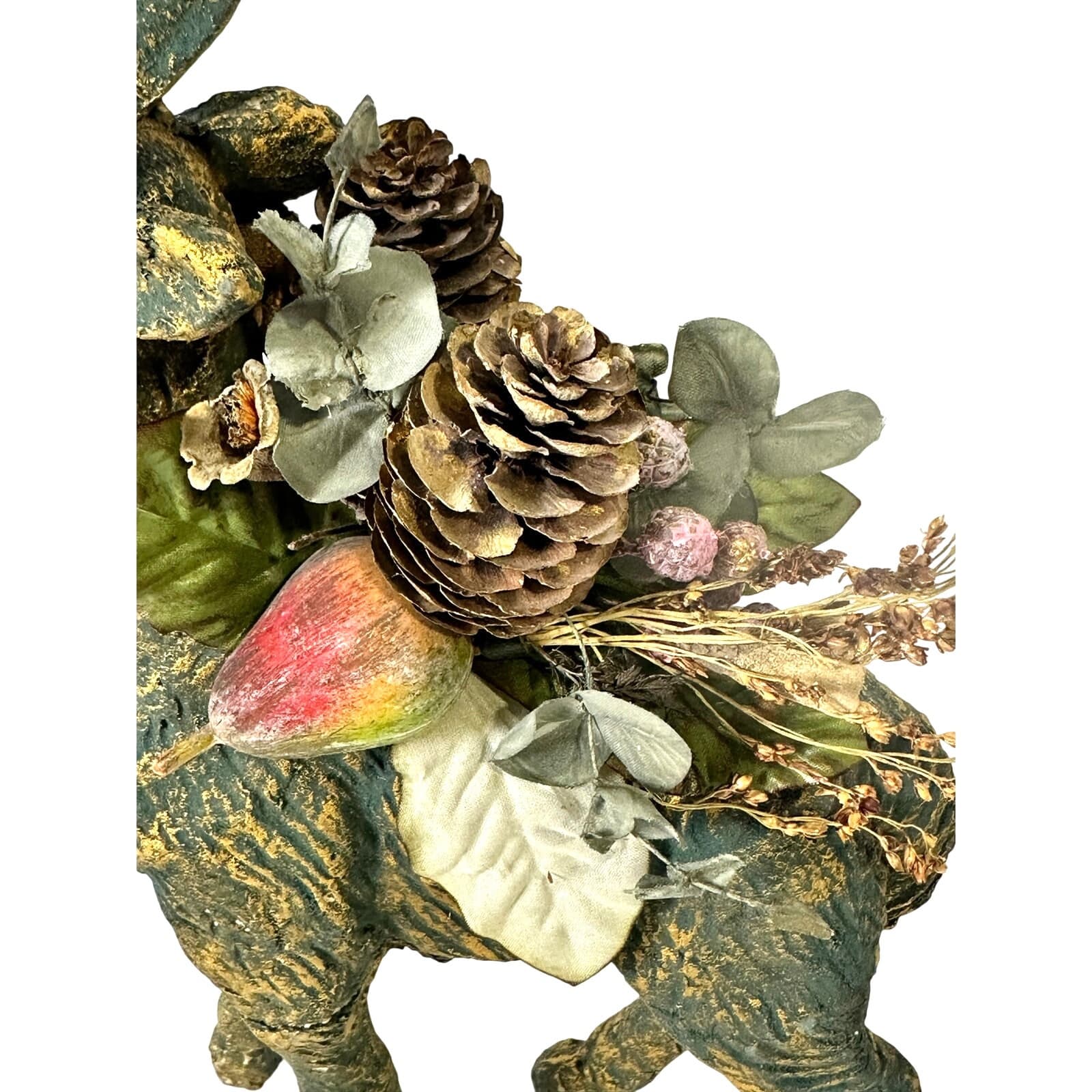 House of Lloyd Christmas Around the World Large Standing Verdigris 16" Reindeer! - Thumbnail 2