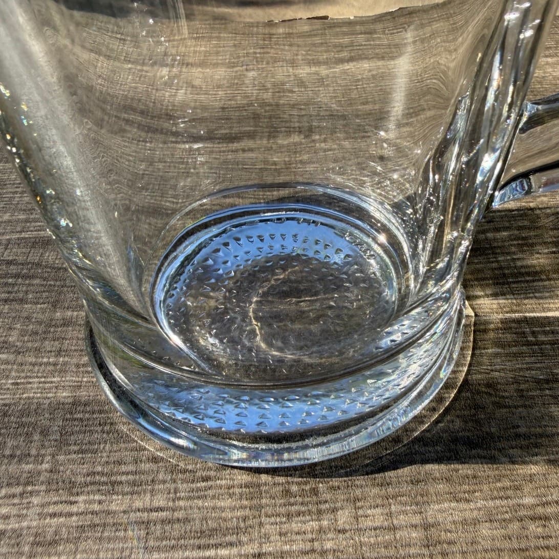 Libbey #5260 Heavy Glass 60 oz Iced Tea Water Beer Lemonade Pitcher-Excellent - Thumbnail 4