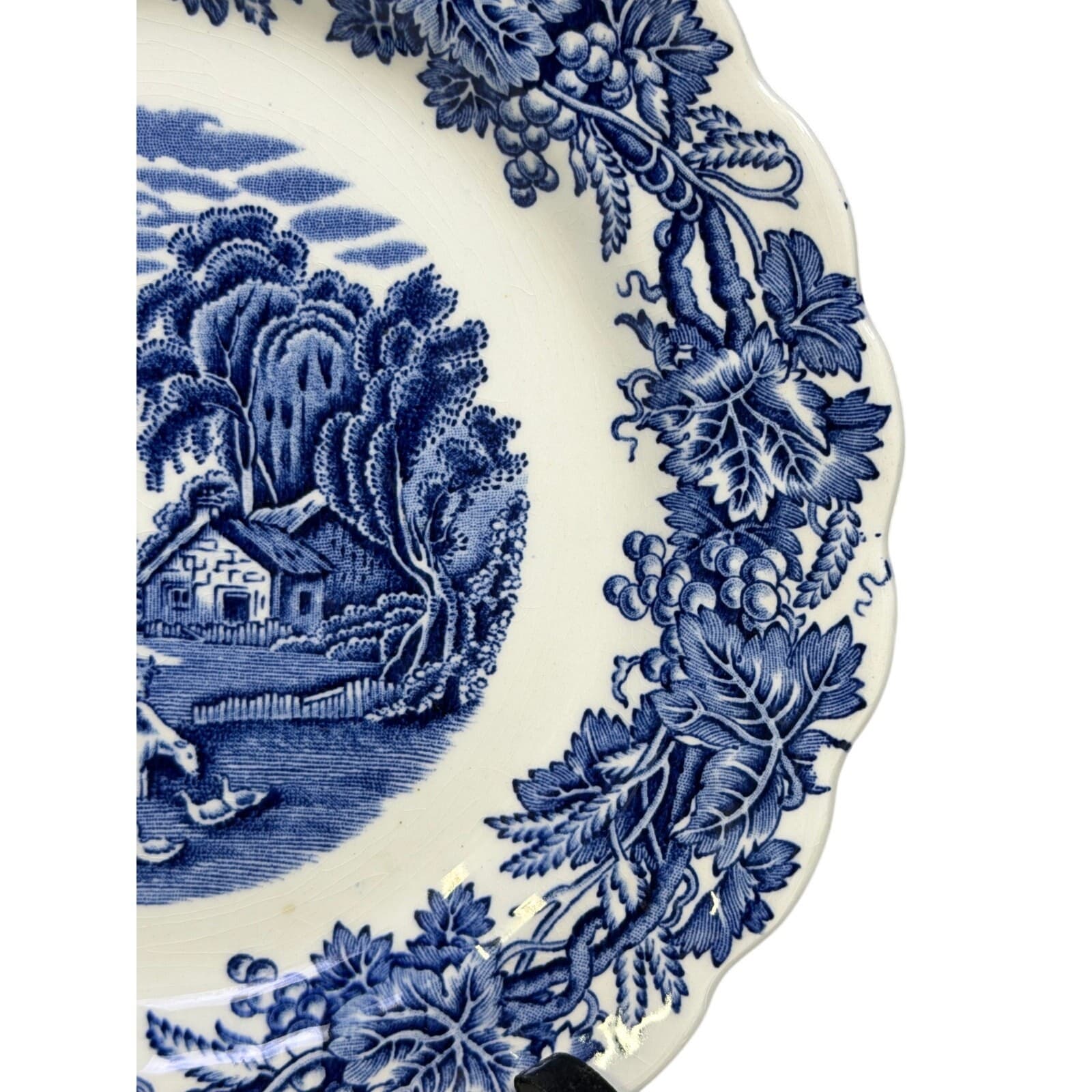 Booths England RetiredA8024 'British Scenery Blue' 7.5" Salad Plate-Rare - Thumbnail 5