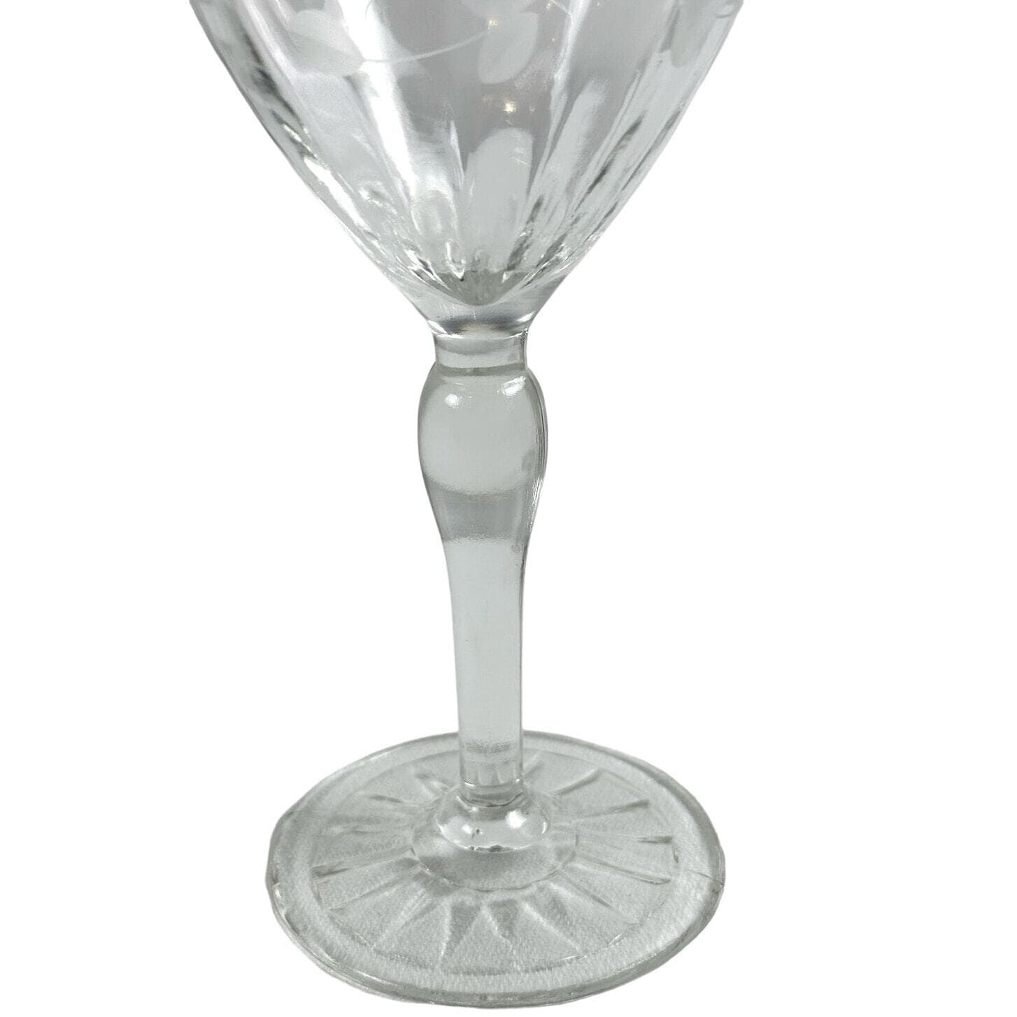 Standard Glass Cut 92 Pattern Code SGMCUT9 Retired Water Goblets-Set of 3! - Thumbnail 4