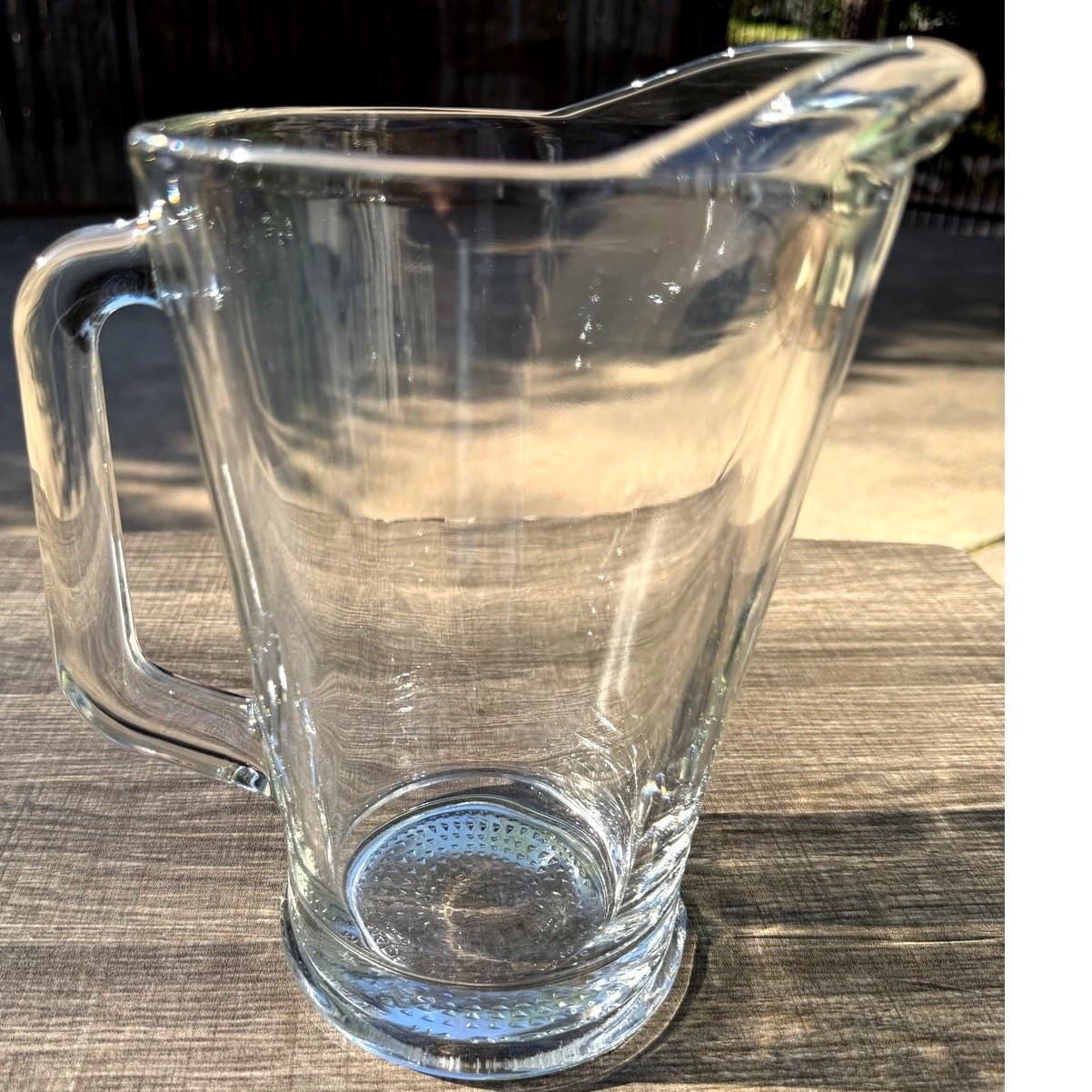 Libbey #5260 Heavy Glass 60 oz Iced Tea Water Beer Lemonade Pitcher-Excellent - Thumbnail 3