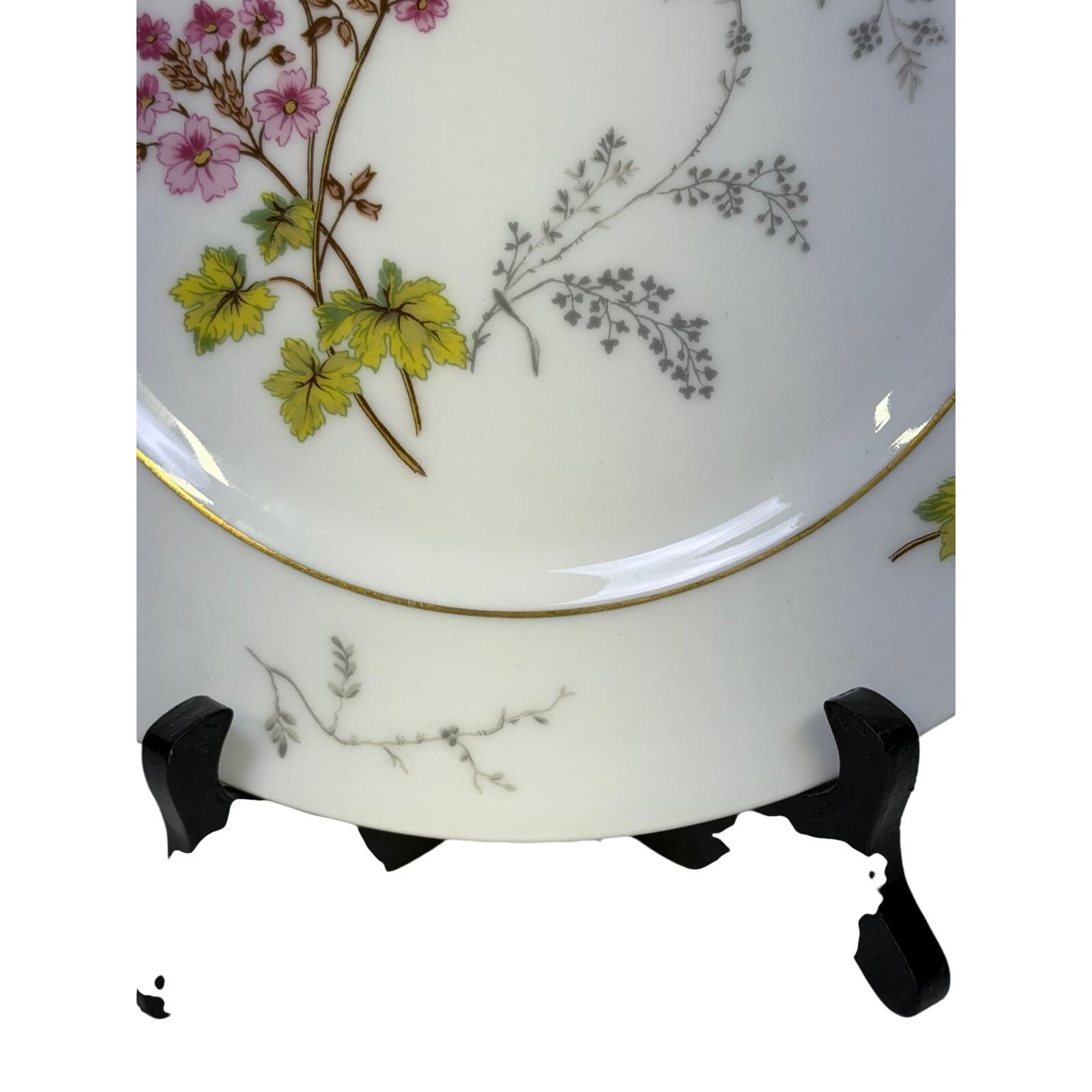 Charles Field Haviland Limoges 'Spring Blossom' 10" Dinner Plate-Excellent - Thumbnail 6
