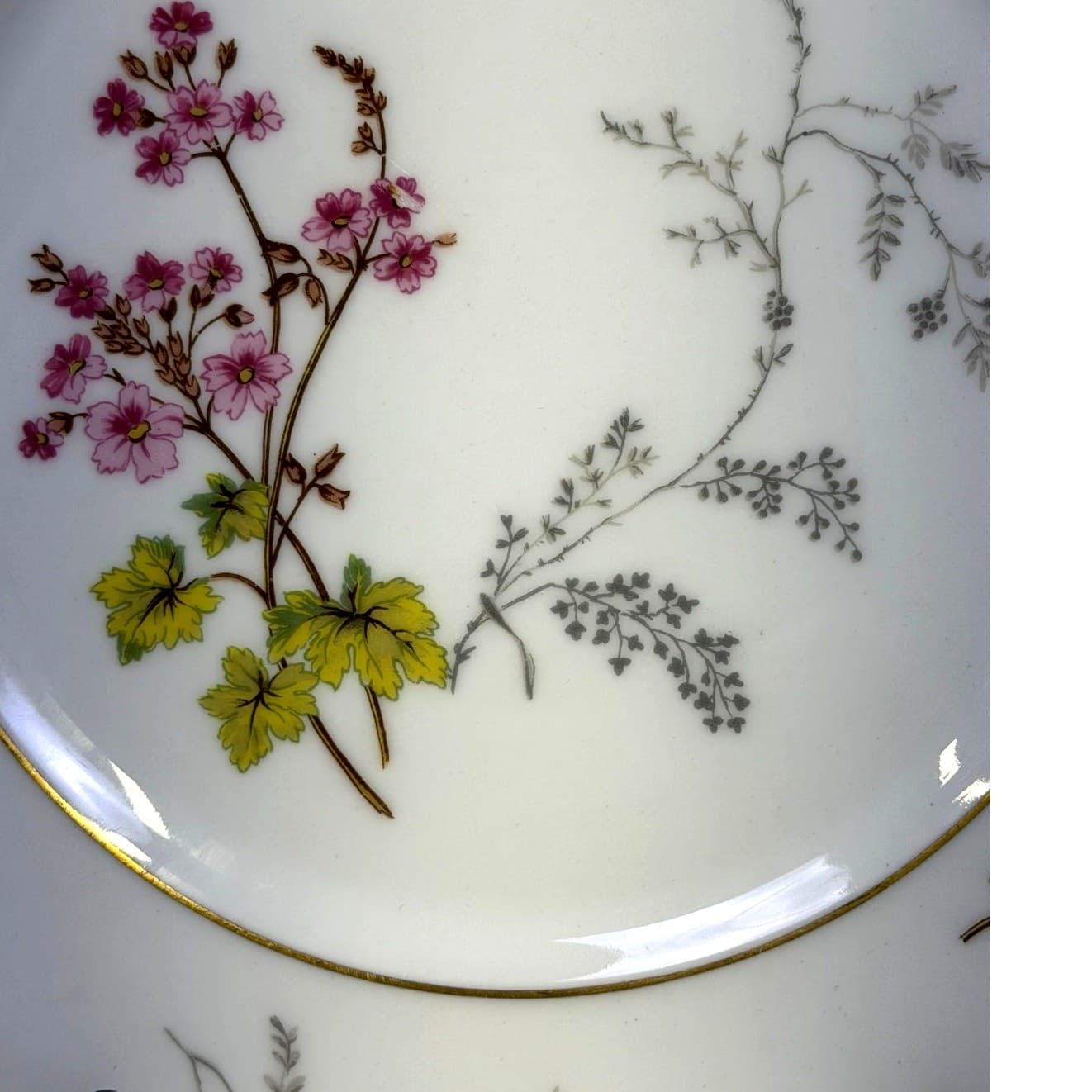 Charles Field Haviland Limoges 'Spring Blossom' 10" Dinner Plate-Excellent - Thumbnail 2