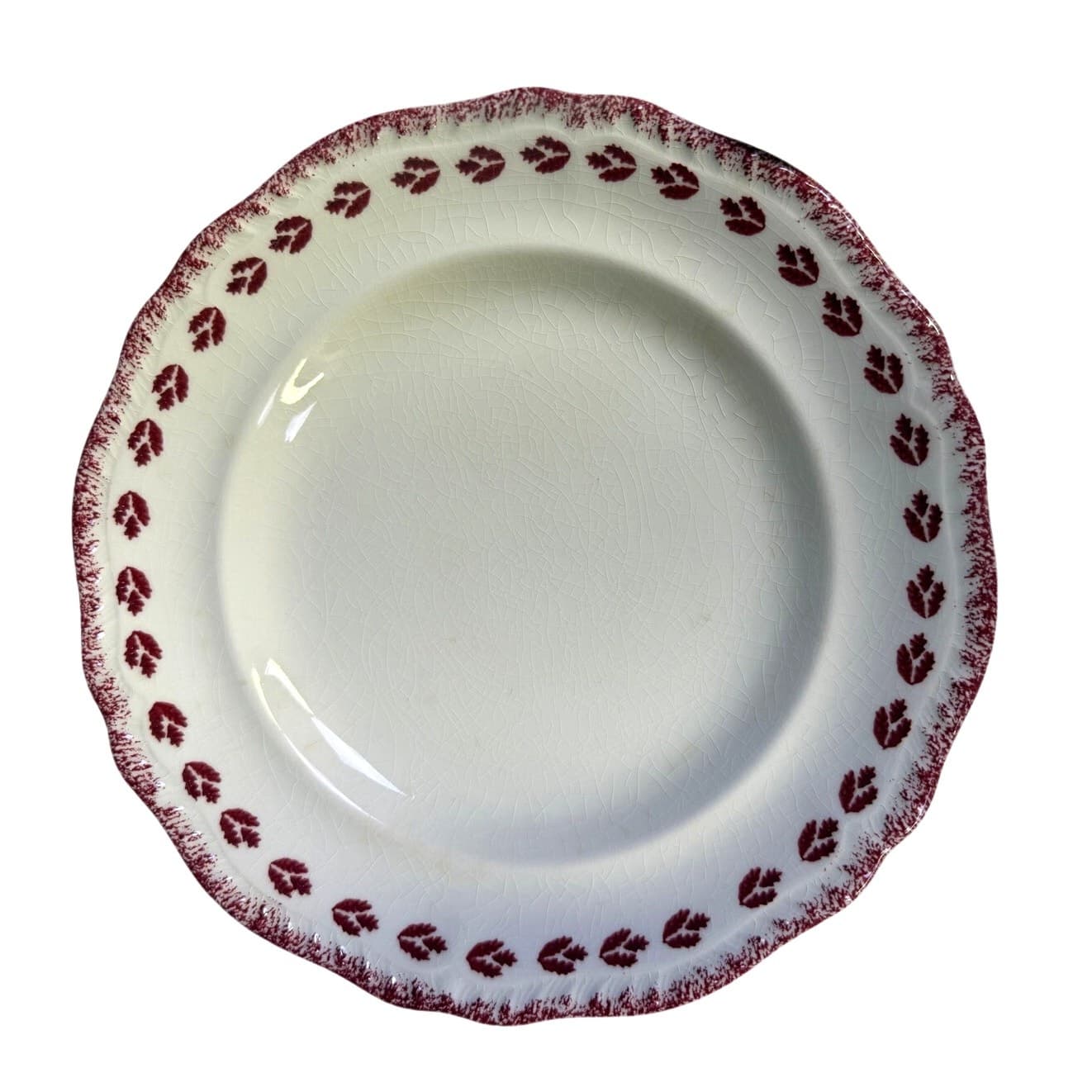 Red and White Cottage Style Vintage Dinnerware 4-PC Place Setting-Service for 3 - Thumbnail 4