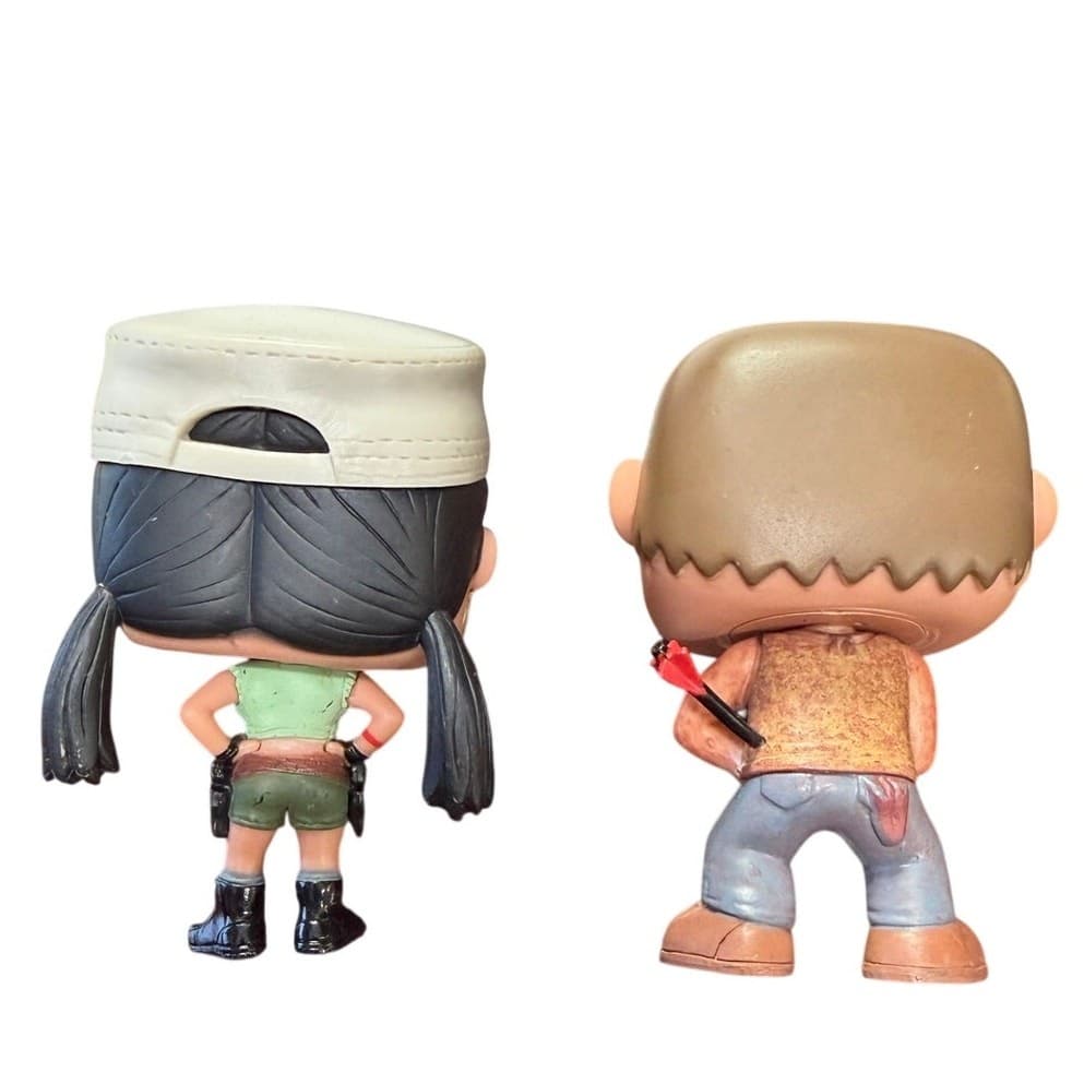 Funko Pop The Walking Dead Sasha Williams & Walker Zombie Loose Lot of 2-AMC - Thumbnail 2