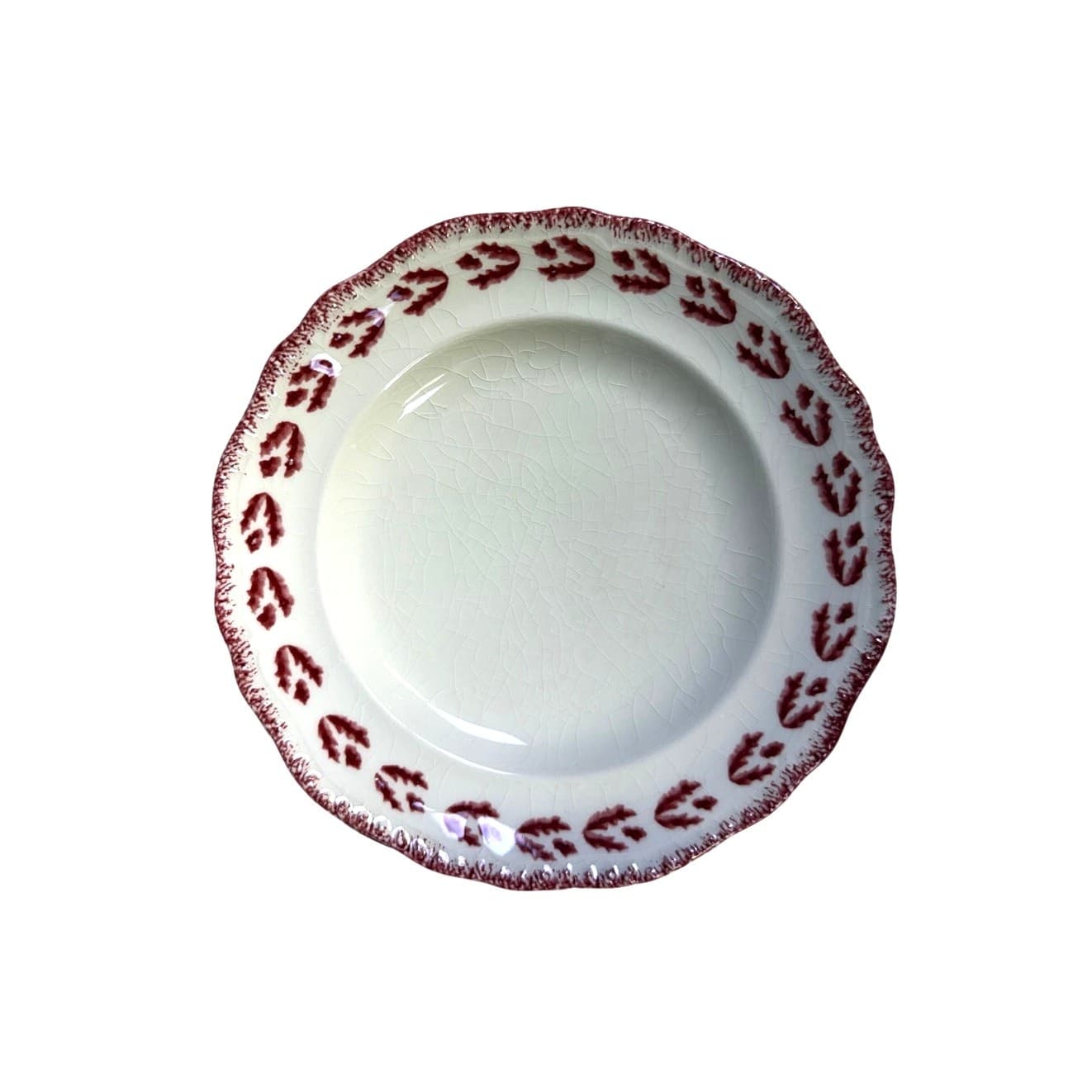 Red and White Cottage Style Vintage Dinnerware 4-PC Place Setting-Service for 3 - Thumbnail 5